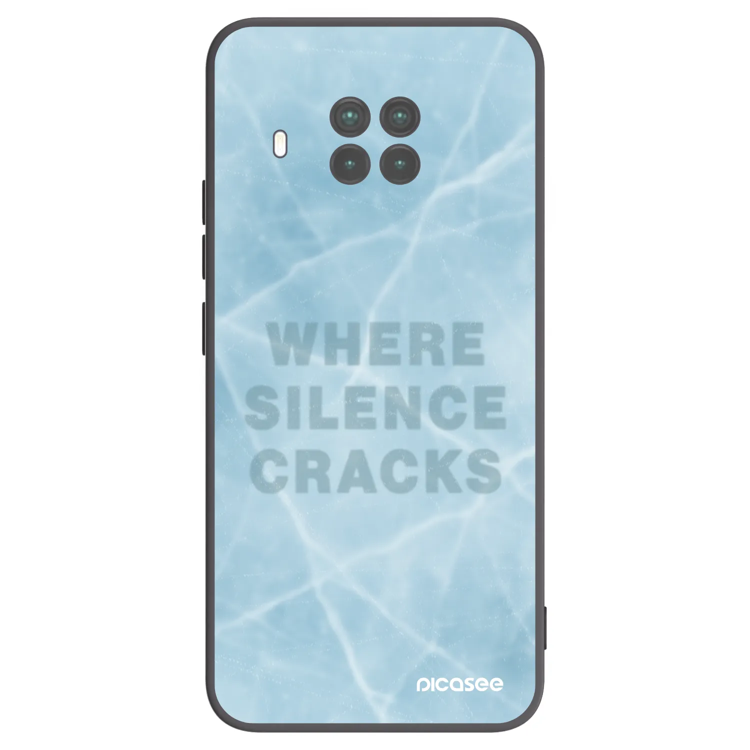 Picasee Μαύρη θήκη σιλικόνης για Xiaomi Mi 10T Lite - SILENCE