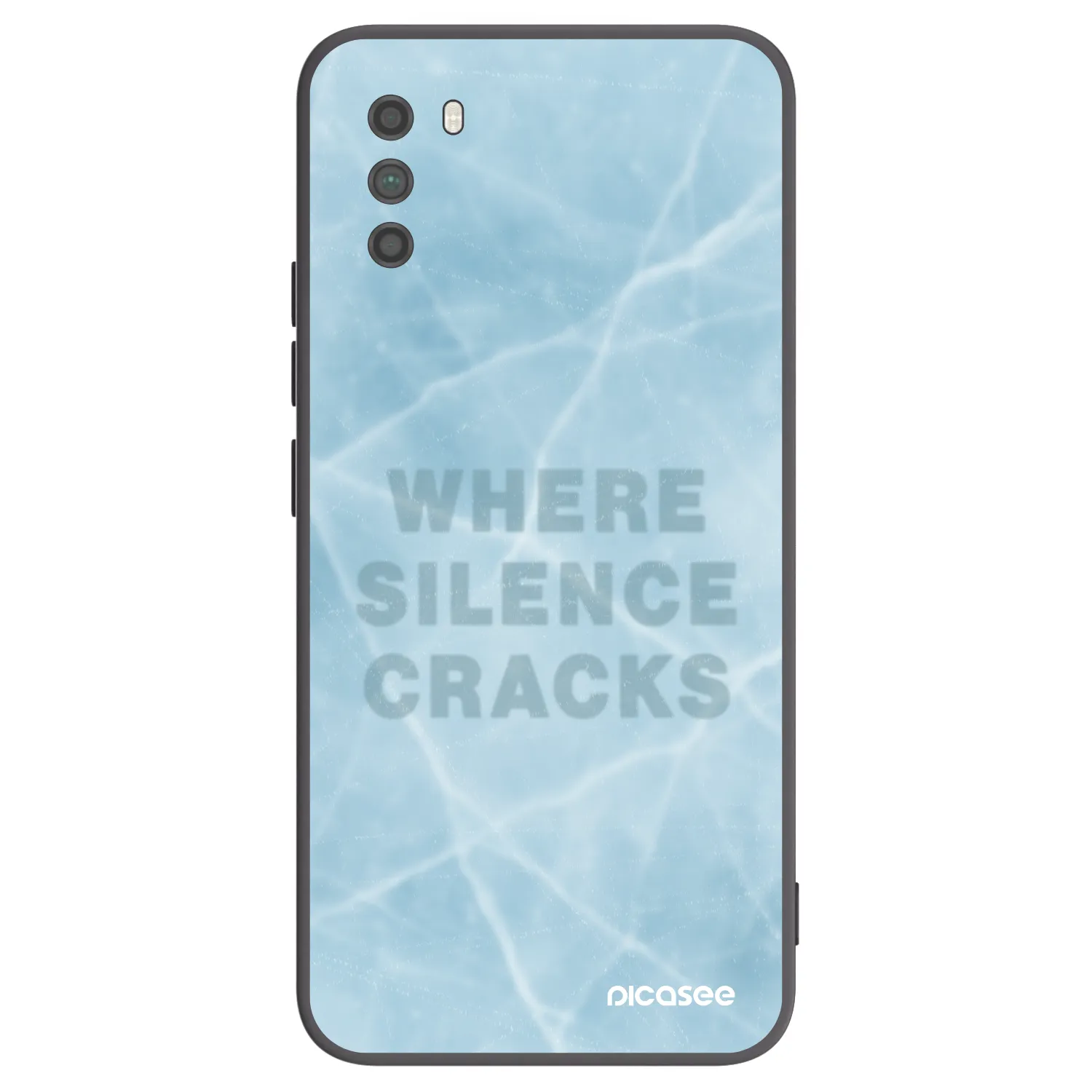 Picasee Μαύρη θήκη σιλικόνης για Xiaomi Poco M3 - SILENCE