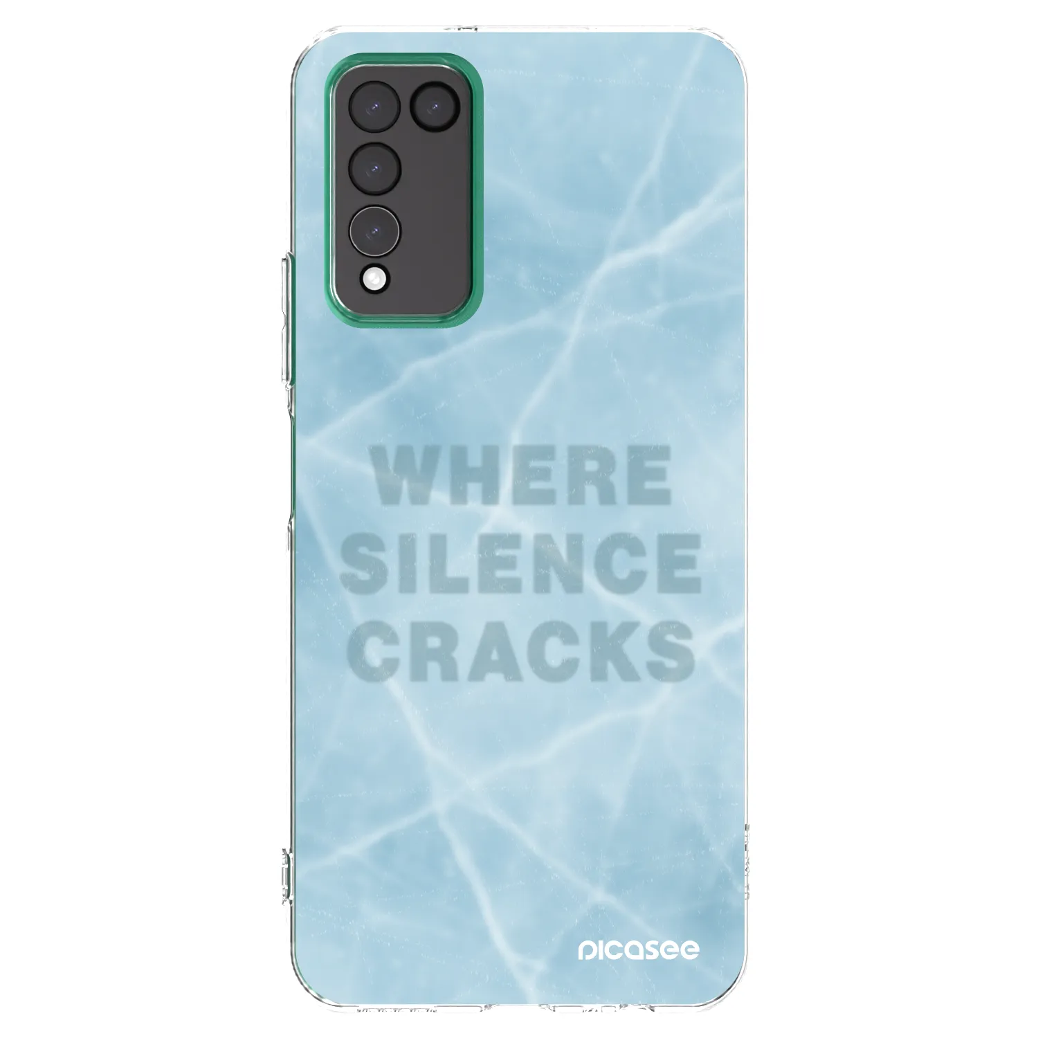 Picasee διαφανής θήκη σιλικόνης Honor 10X Lite - SILENCE