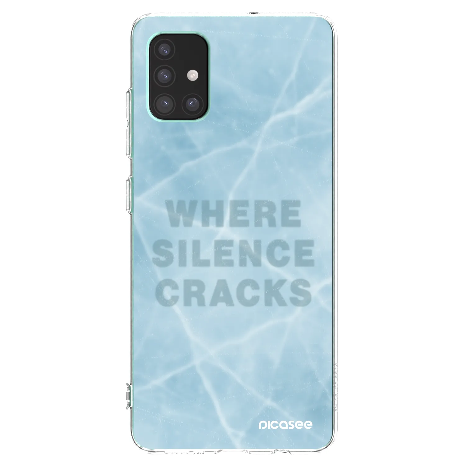 Picasee διαφανής θήκη σιλικόνης Samsung Galaxy M51 M515F - SILENCE
