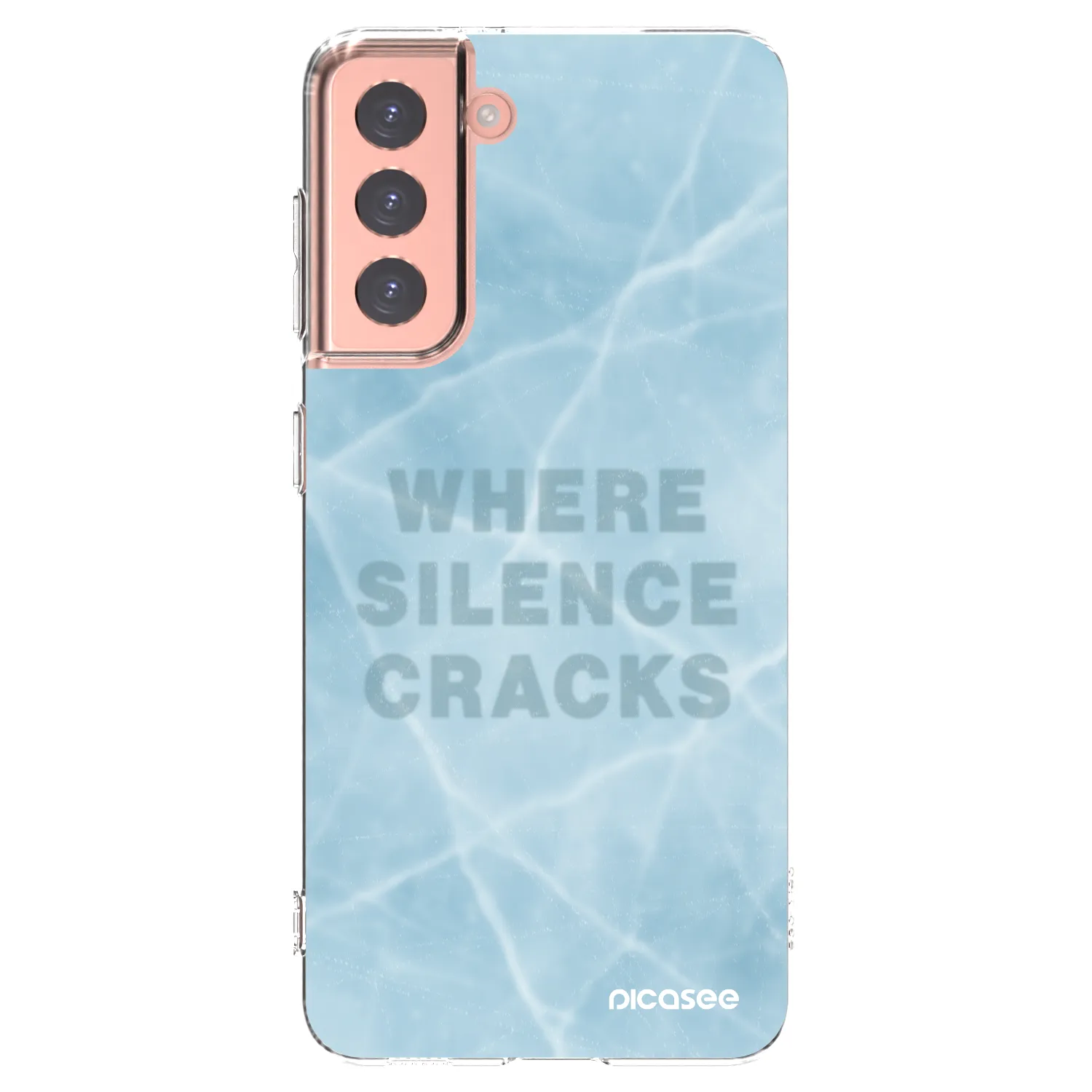 Picasee διαφανής θήκη σιλικόνης Samsung Galaxy S21 5G G991B - SILENCE