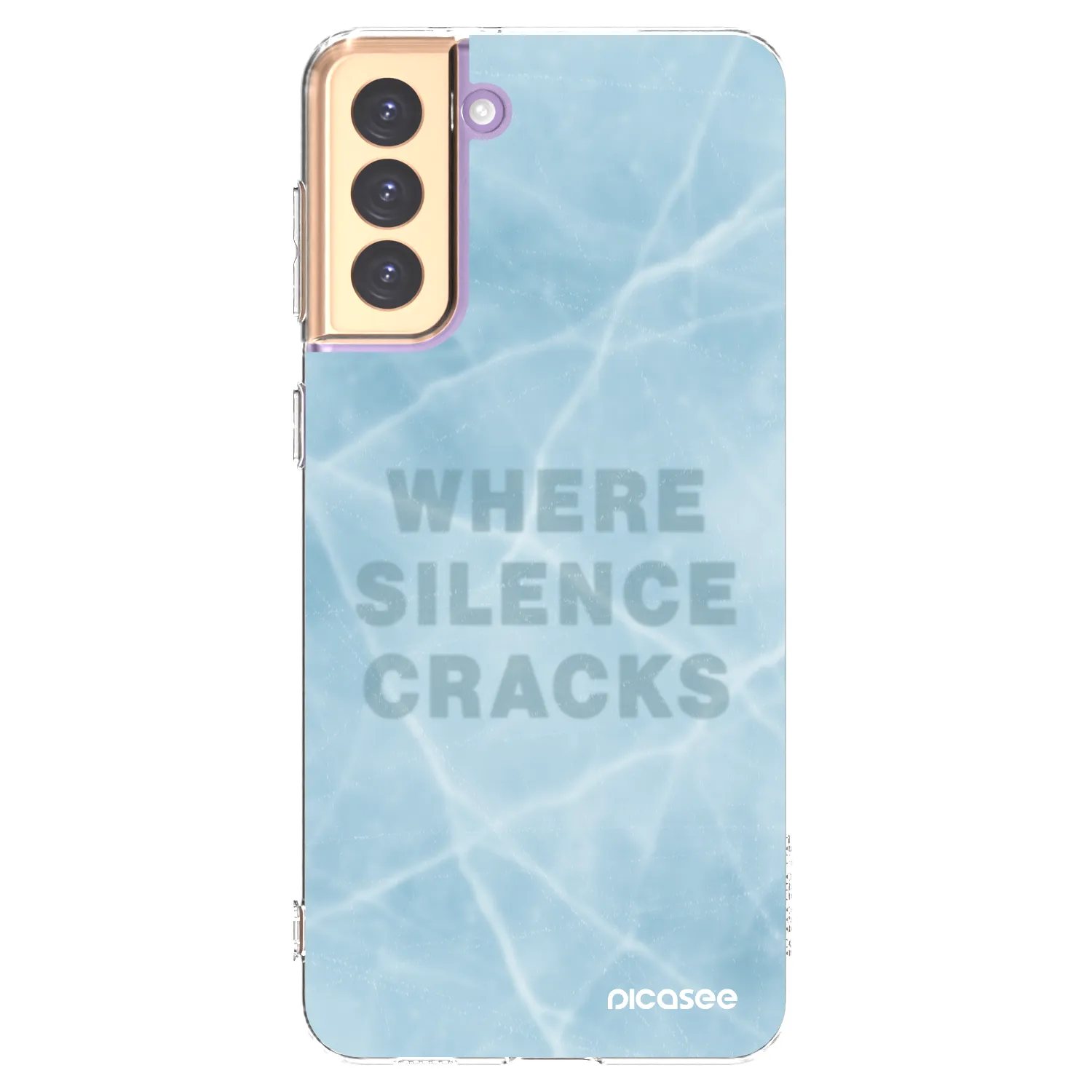 Picasee διαφανής θήκη σιλικόνης Samsung Galaxy S21+ 5G G996F - SILENCE