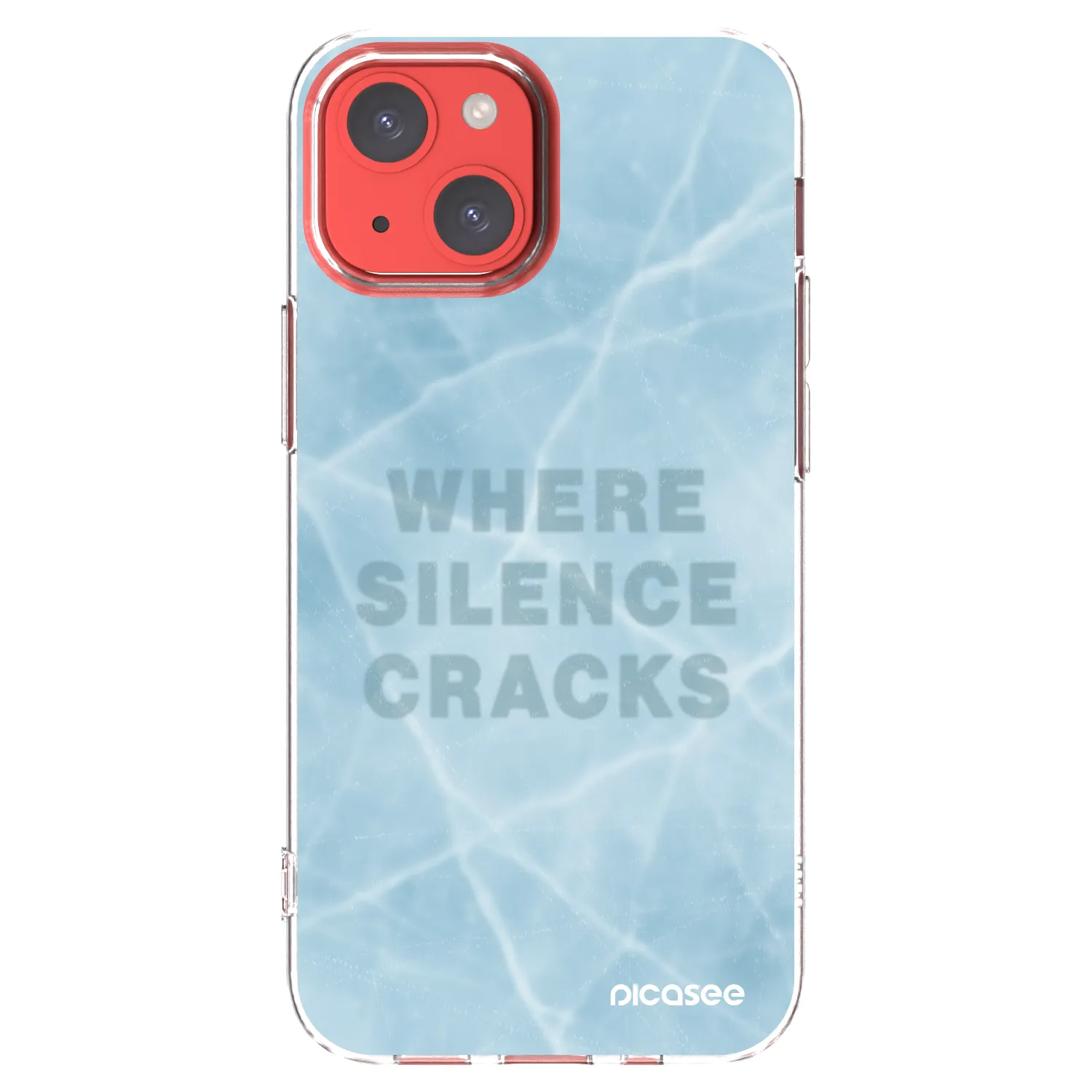 Picasee διαφανής θήκη σιλικόνης Apple iPhone 13 mini - SILENCE