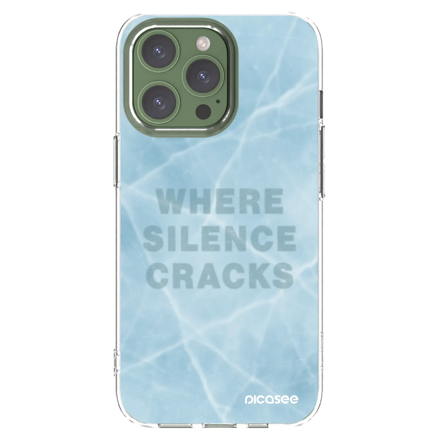 Picasee διαφανής θήκη σιλικόνης Apple iPhone 13 Pro - SILENCE