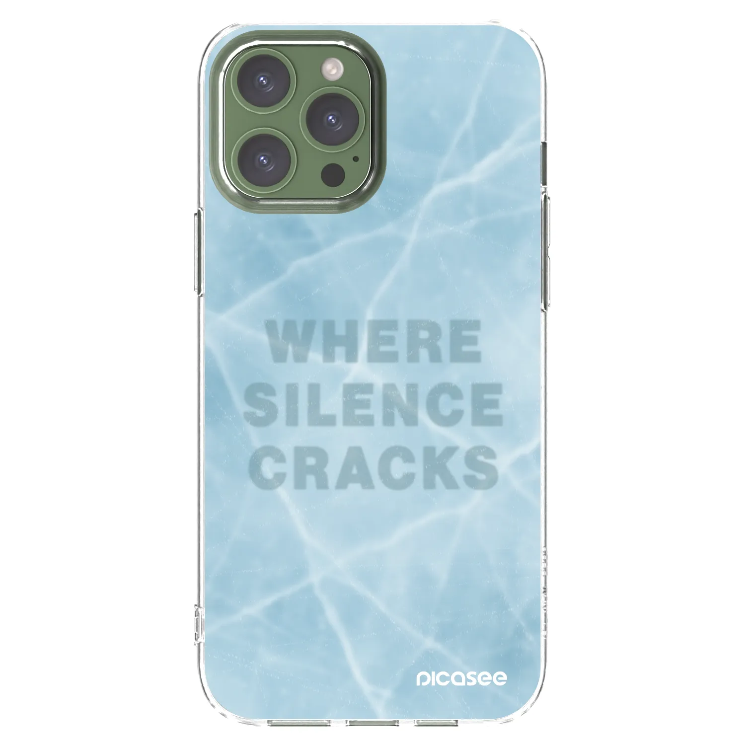 Picasee διαφανής θήκη σιλικόνης Apple iPhone 13 Pro Max - SILENCE