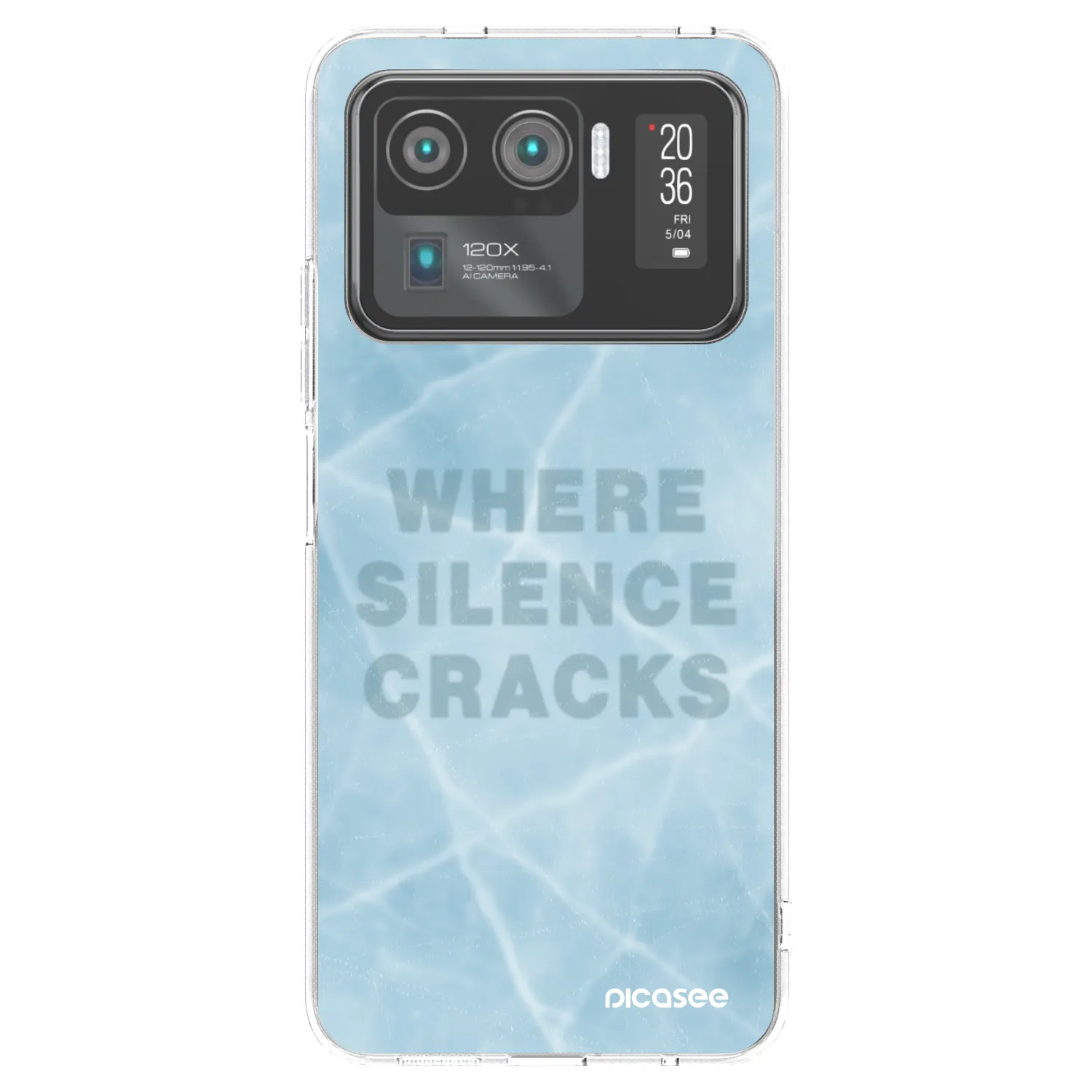 Picasee διαφανής θήκη σιλικόνης Xiaomi Mi 11 Ultra - SILENCE