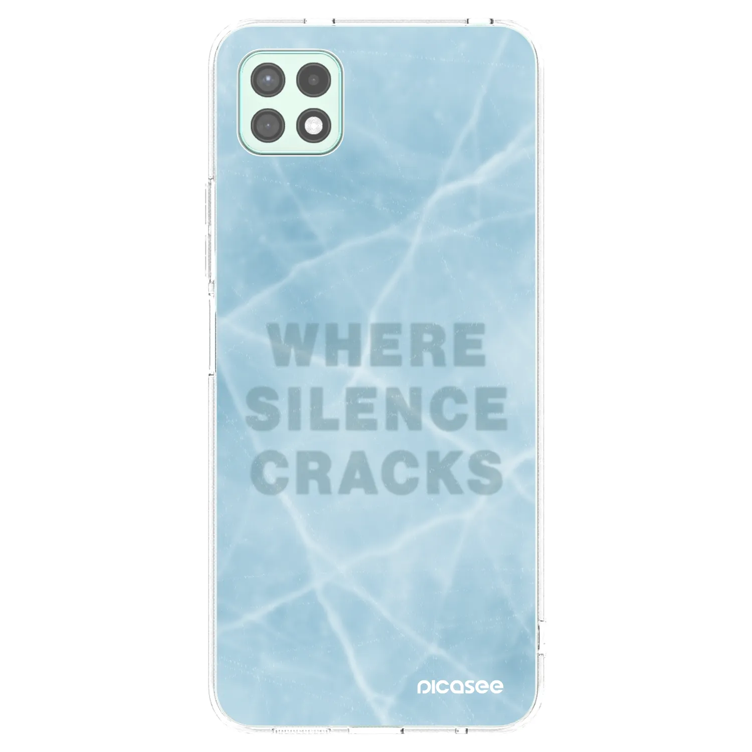 Picasee διαφανής θήκη σιλικόνης Samsung Galaxy A22 A226B 5G - SILENCE