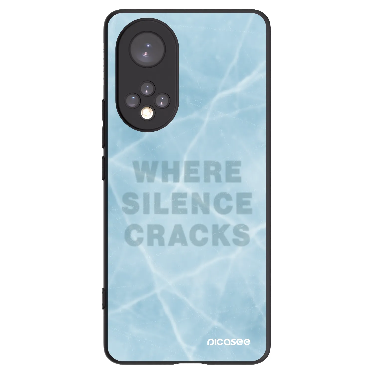 Picasee Μαύρη θήκη σιλικόνης για Honor 50 5G - SILENCE