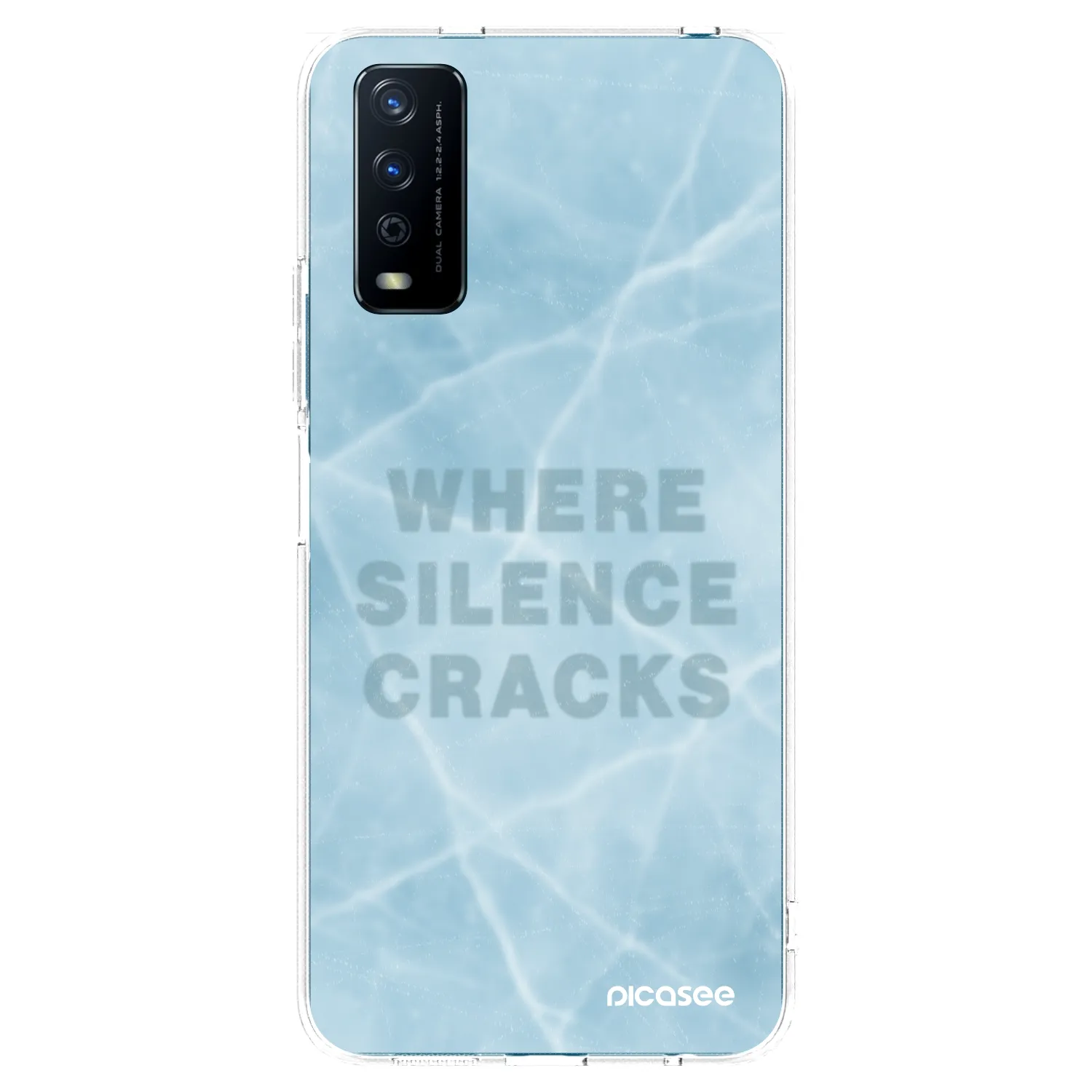 Picasee διαφανής θήκη σιλικόνης Vivo Y11s - SILENCE