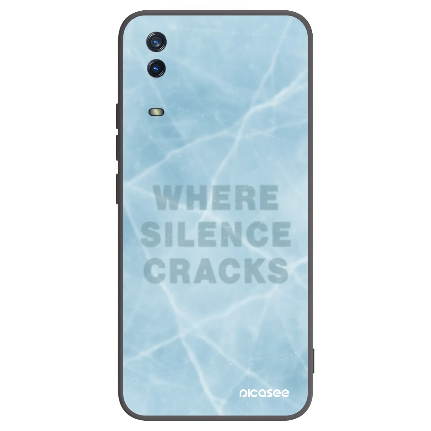 Picasee Μαύρη θήκη σιλικόνης για Vivo Y11s - SILENCE