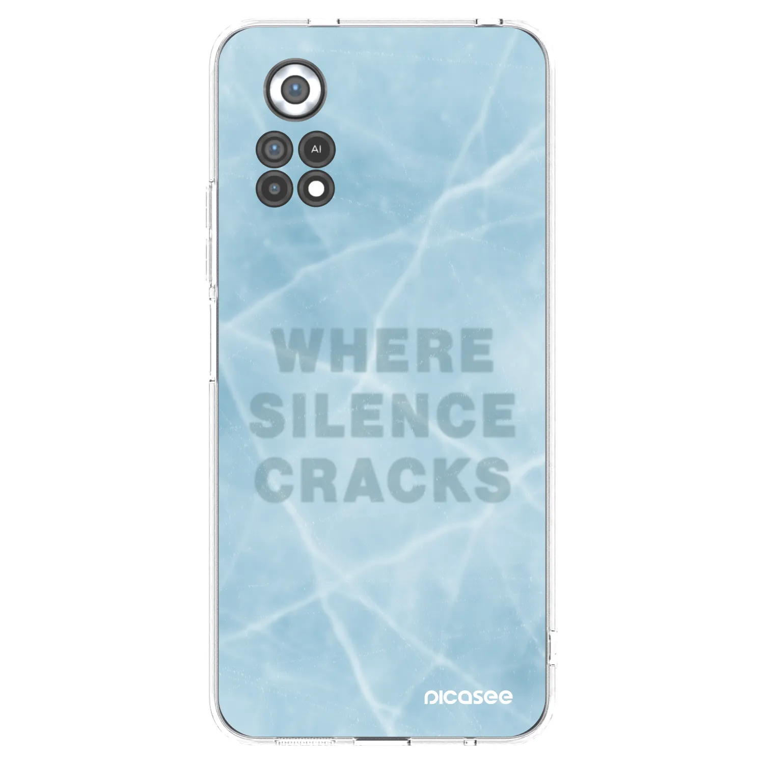 Picasee διαφανής θήκη σιλικόνης Xiaomi Poco X4 Pro 5G - SILENCE