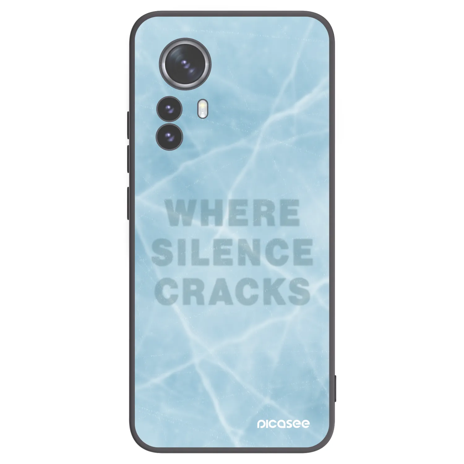 Picasee Μαύρη θήκη σιλικόνης για Xiaomi 12 Pro - SILENCE