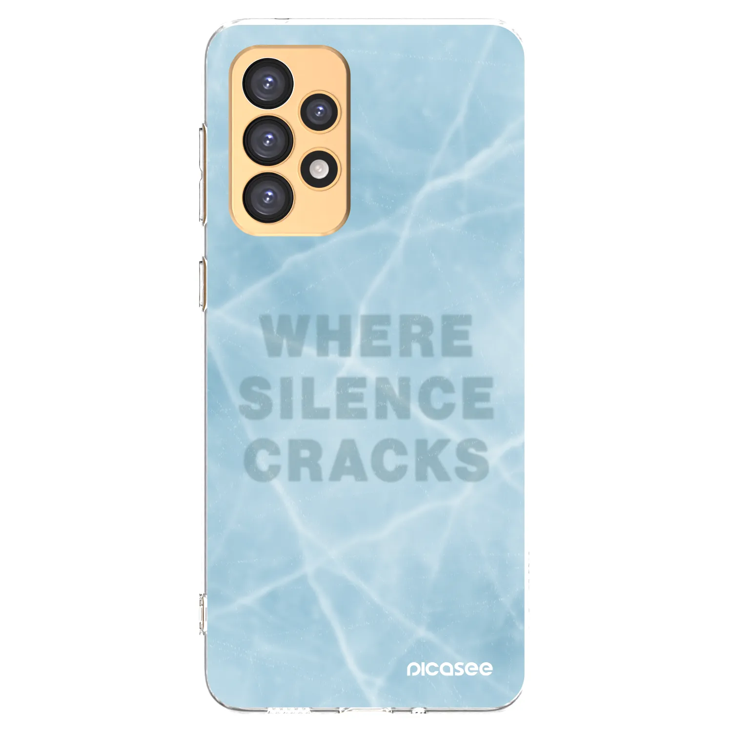 Picasee διαφανής θήκη σιλικόνης Samsung Galaxy A33 5G A336 - SILENCE