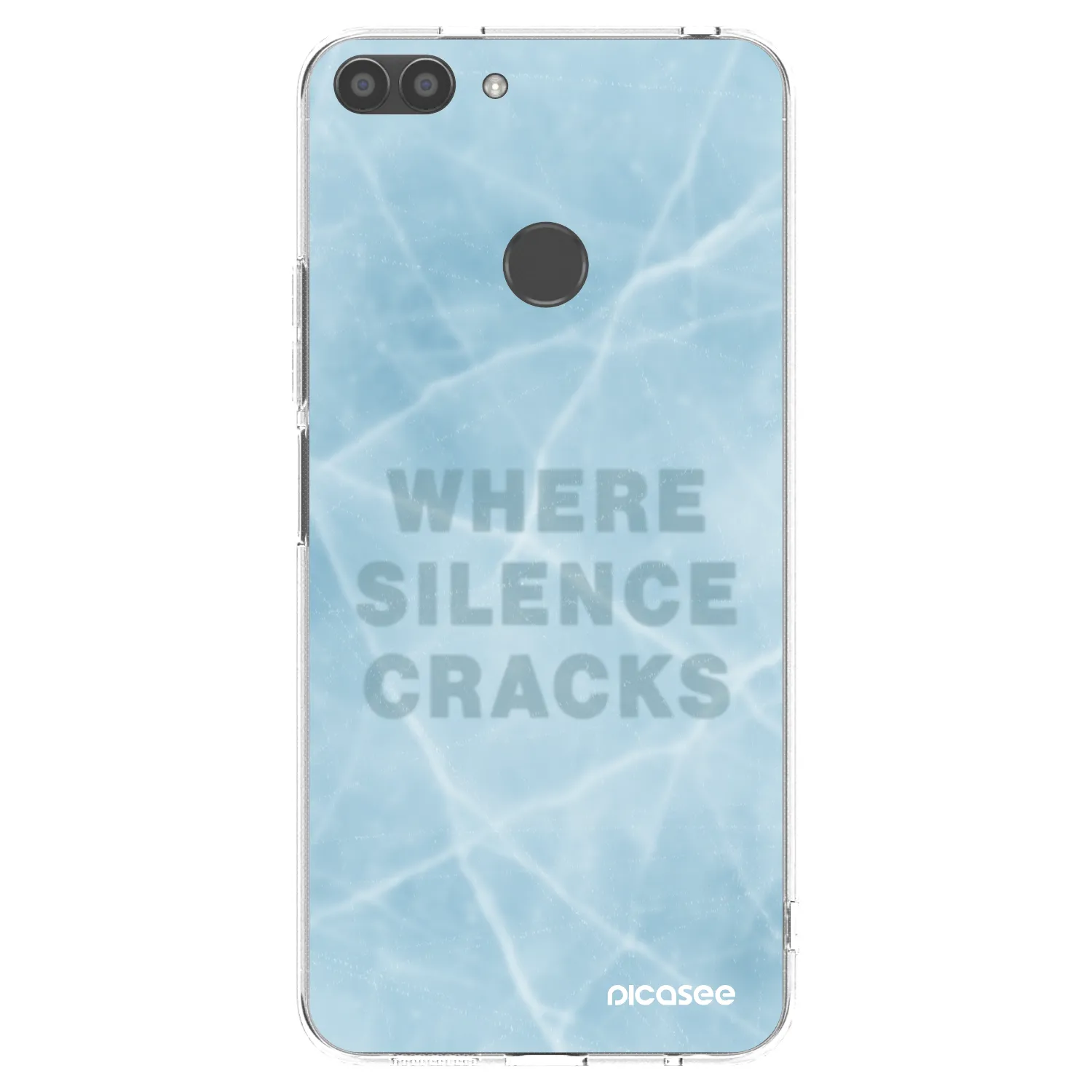 Picasee διαφανής θήκη σιλικόνης Huawei P Smart - SILENCE