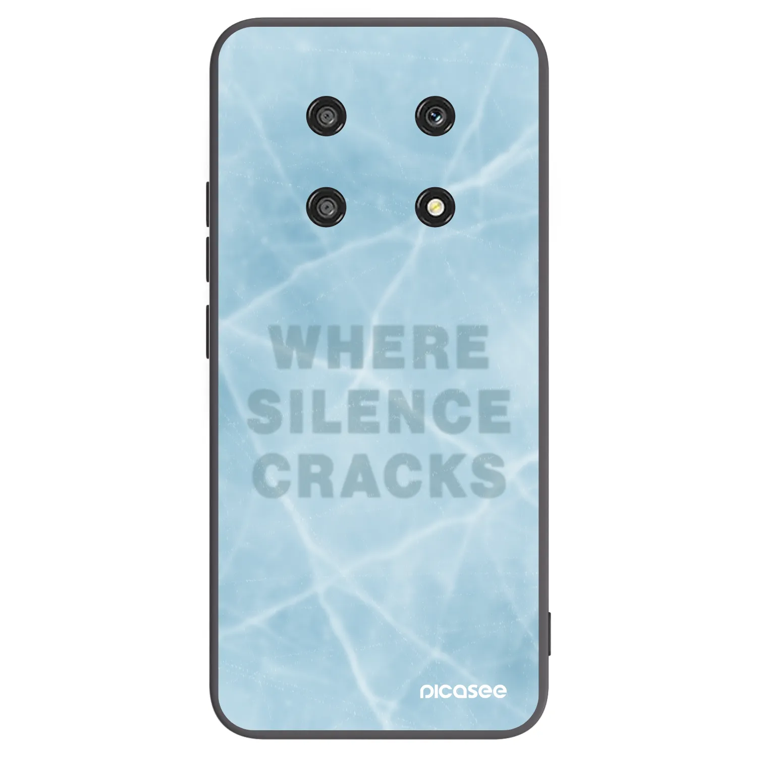 Picasee Μαύρη θήκη σιλικόνης για Honor Magic4 Lite 5G - SILENCE