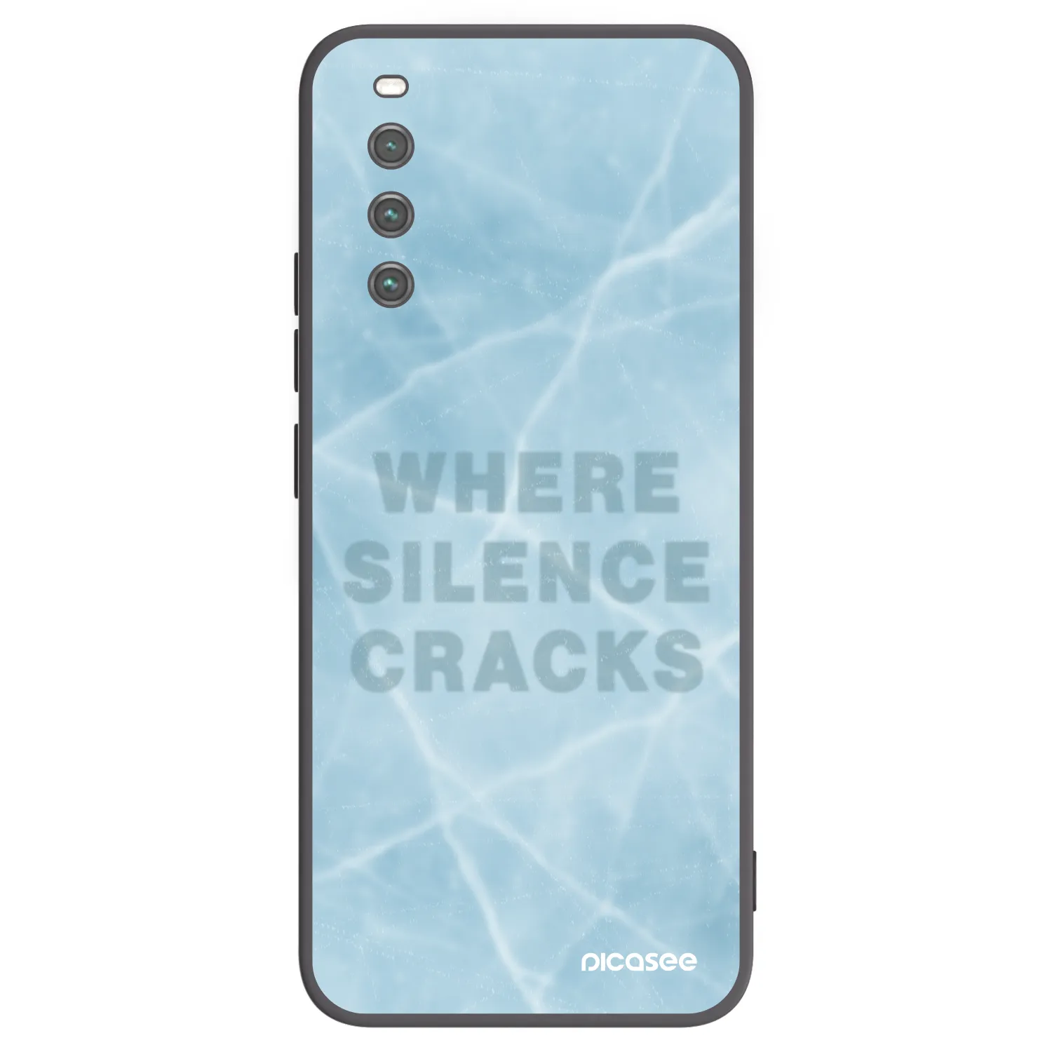 Picasee Μαύρη θήκη σιλικόνης για Sony Xperia 10 IV 5G - SILENCE