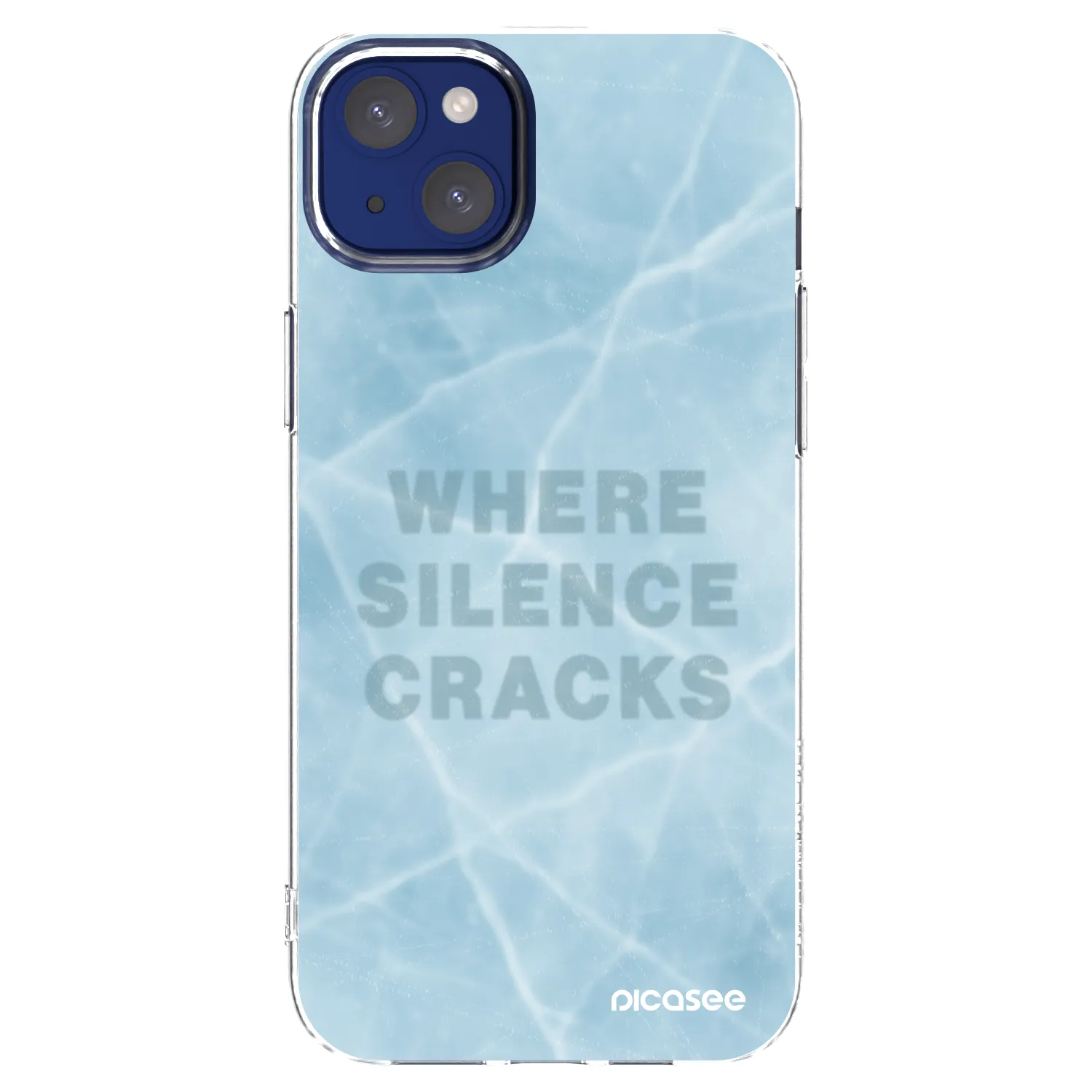Picasee διαφανής θήκη σιλικόνης Apple iPhone 14 Plus - SILENCE