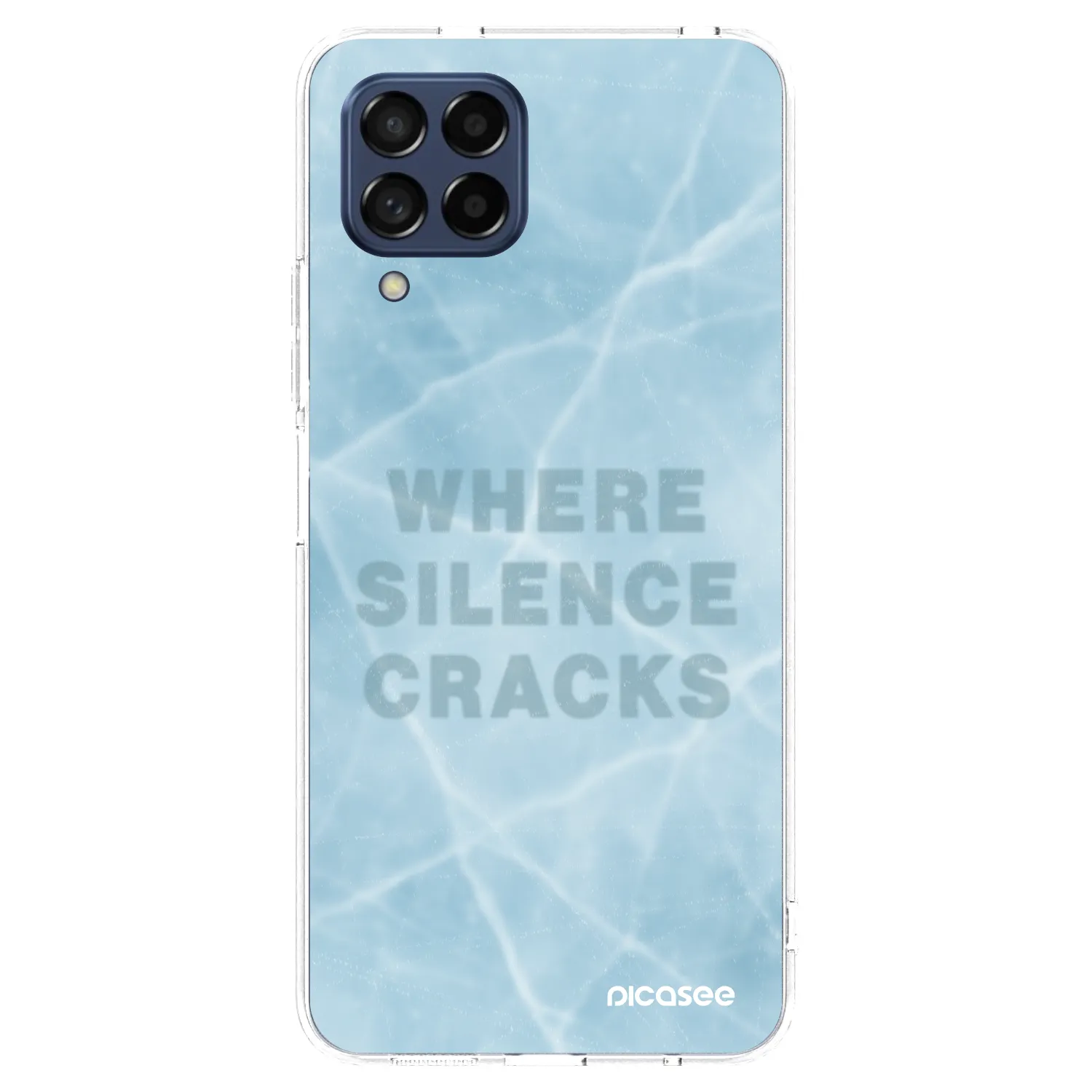 Picasee διαφανής θήκη σιλικόνης Samsung Galaxy M53 5G - SILENCE