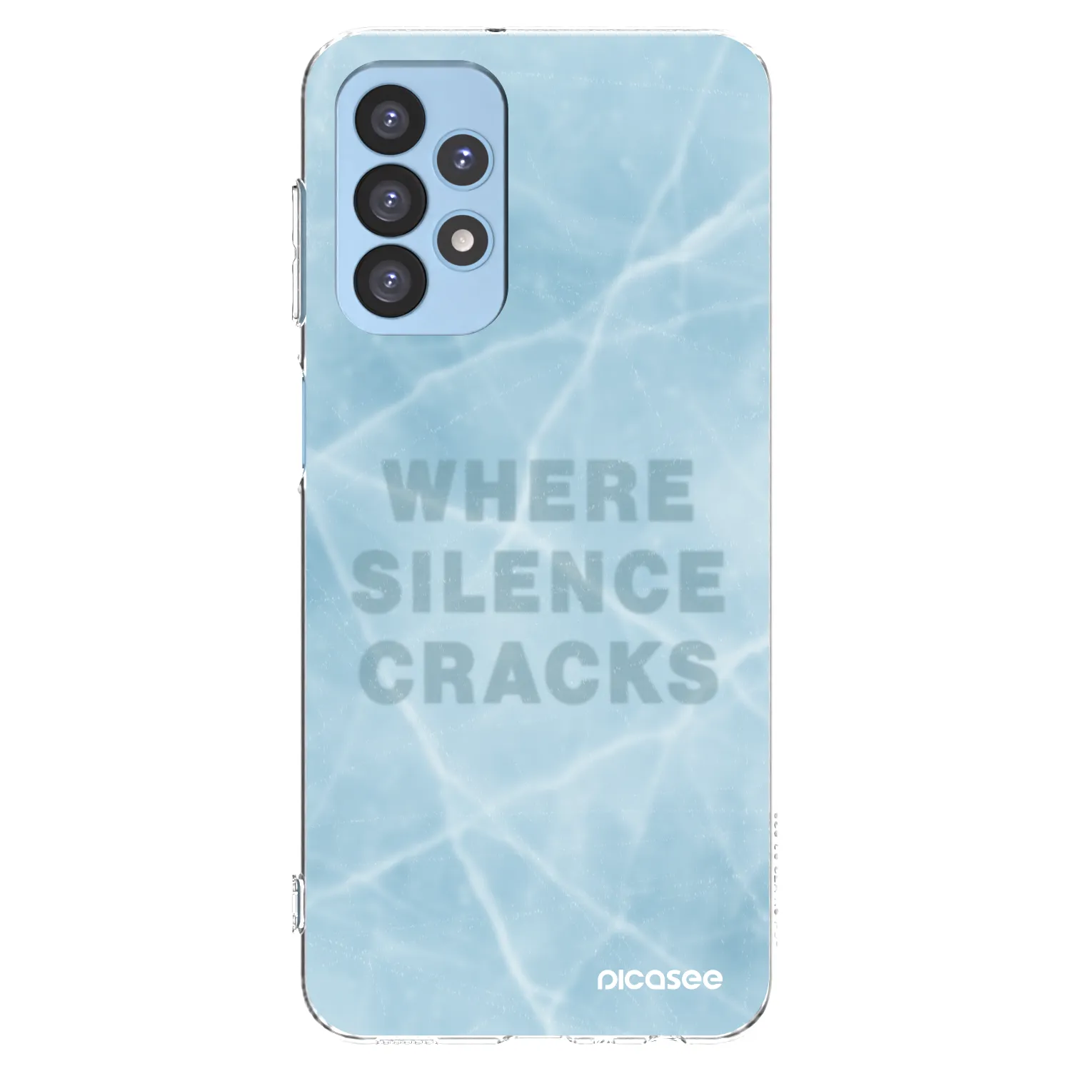 Picasee διαφανής θήκη σιλικόνης Samsung Galaxy A23 A235F 4G - SILENCE