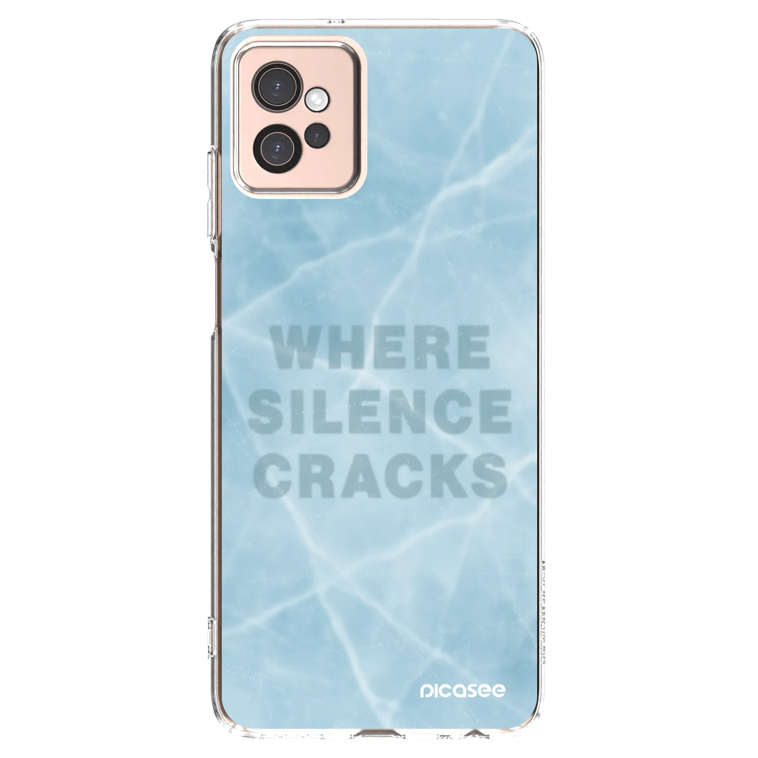 Picasee διαφανής θήκη σιλικόνης Motorola Moto G32 - SILENCE