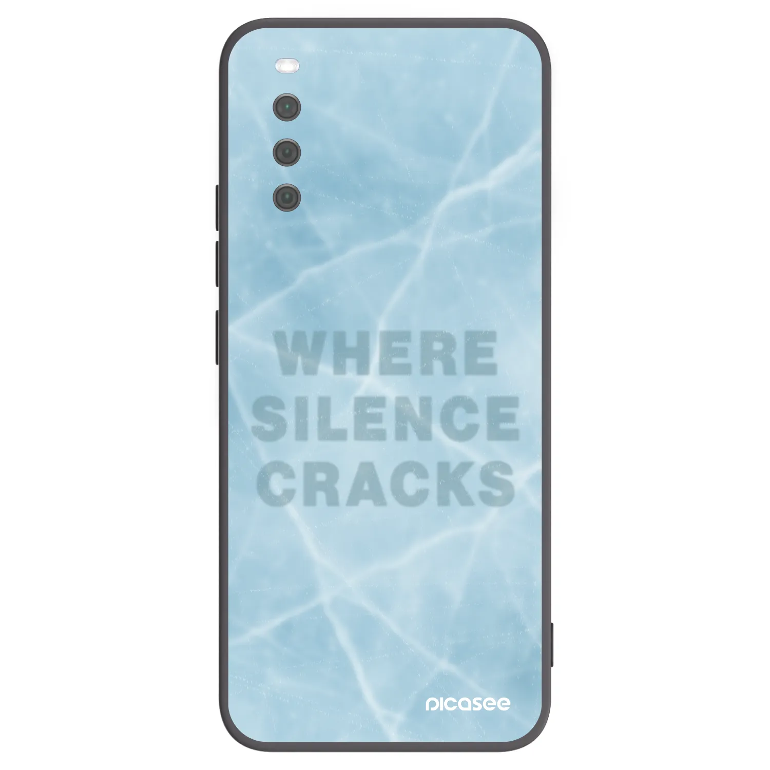 Picasee Μαύρη θήκη σιλικόνης για Sony Xperia 10 III - SILENCE