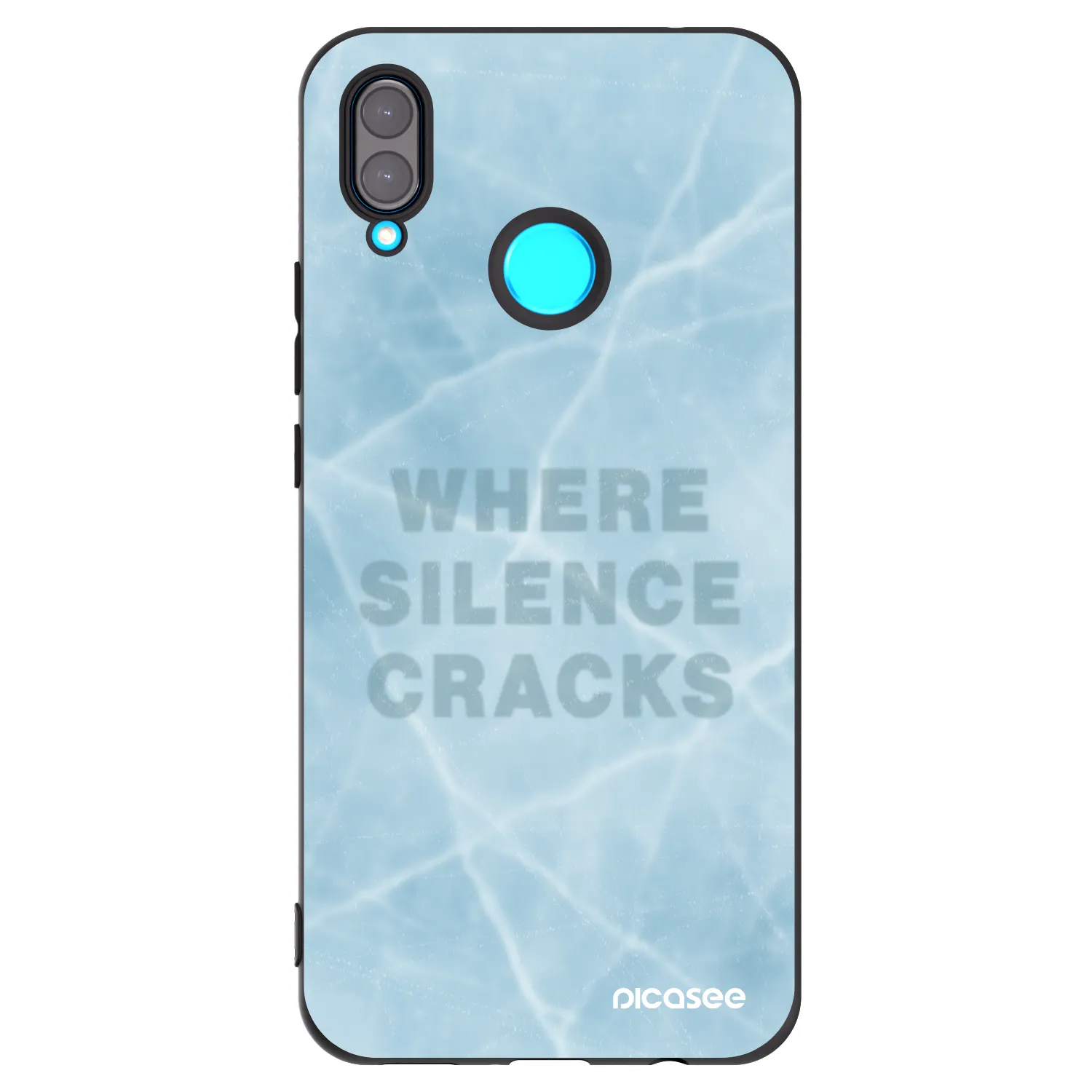 Picasee Μαύρη θήκη σιλικόνης για Huawei Nova 3 - SILENCE