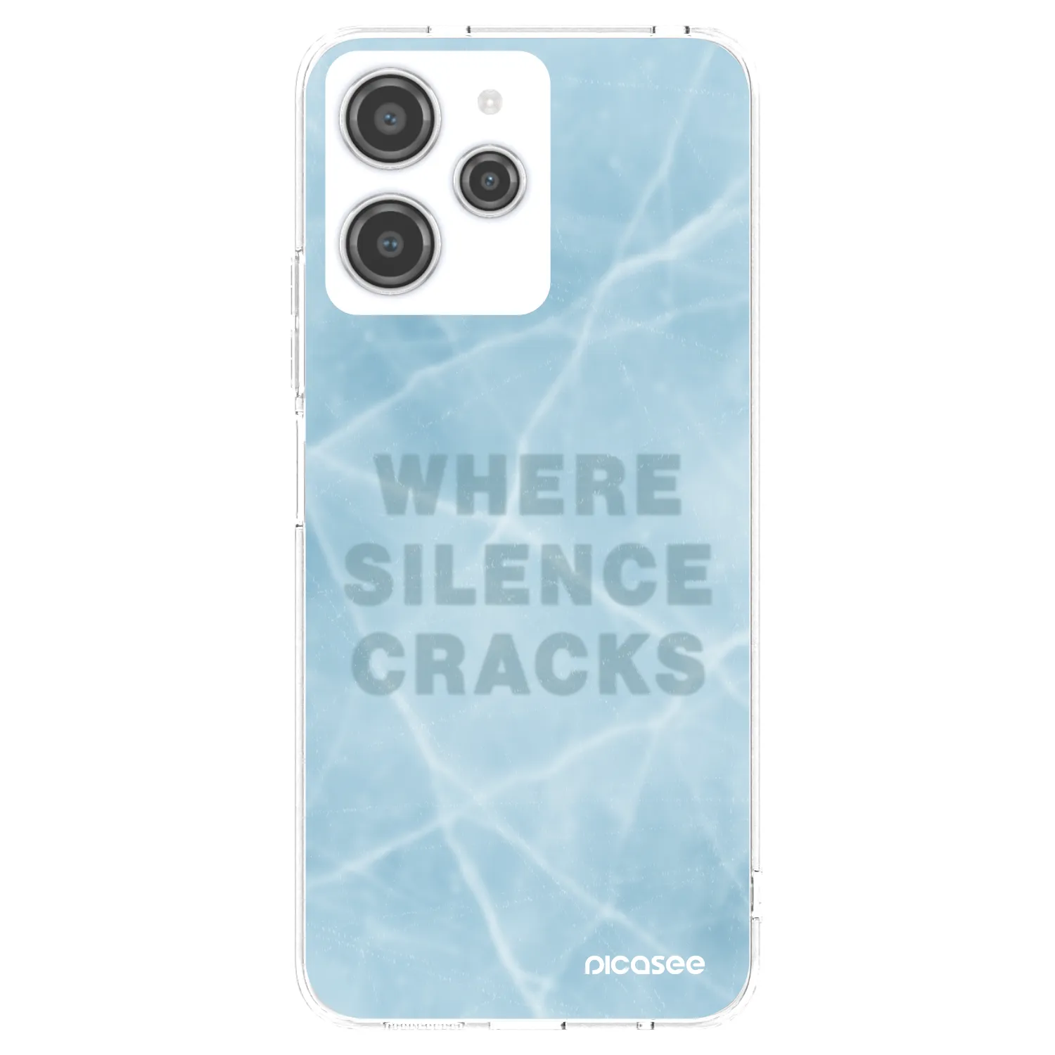 Picasee διαφανής θήκη σιλικόνης Xiaomi Redmi 12 4G - SILENCE