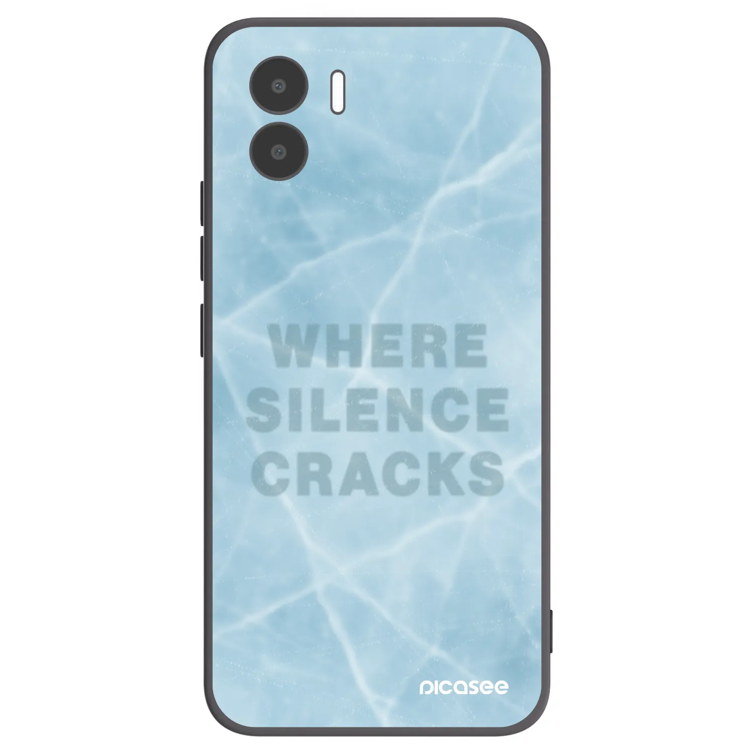 Picasee Μαύρη θήκη σιλικόνης για Xiaomi Redmi A2 - SILENCE