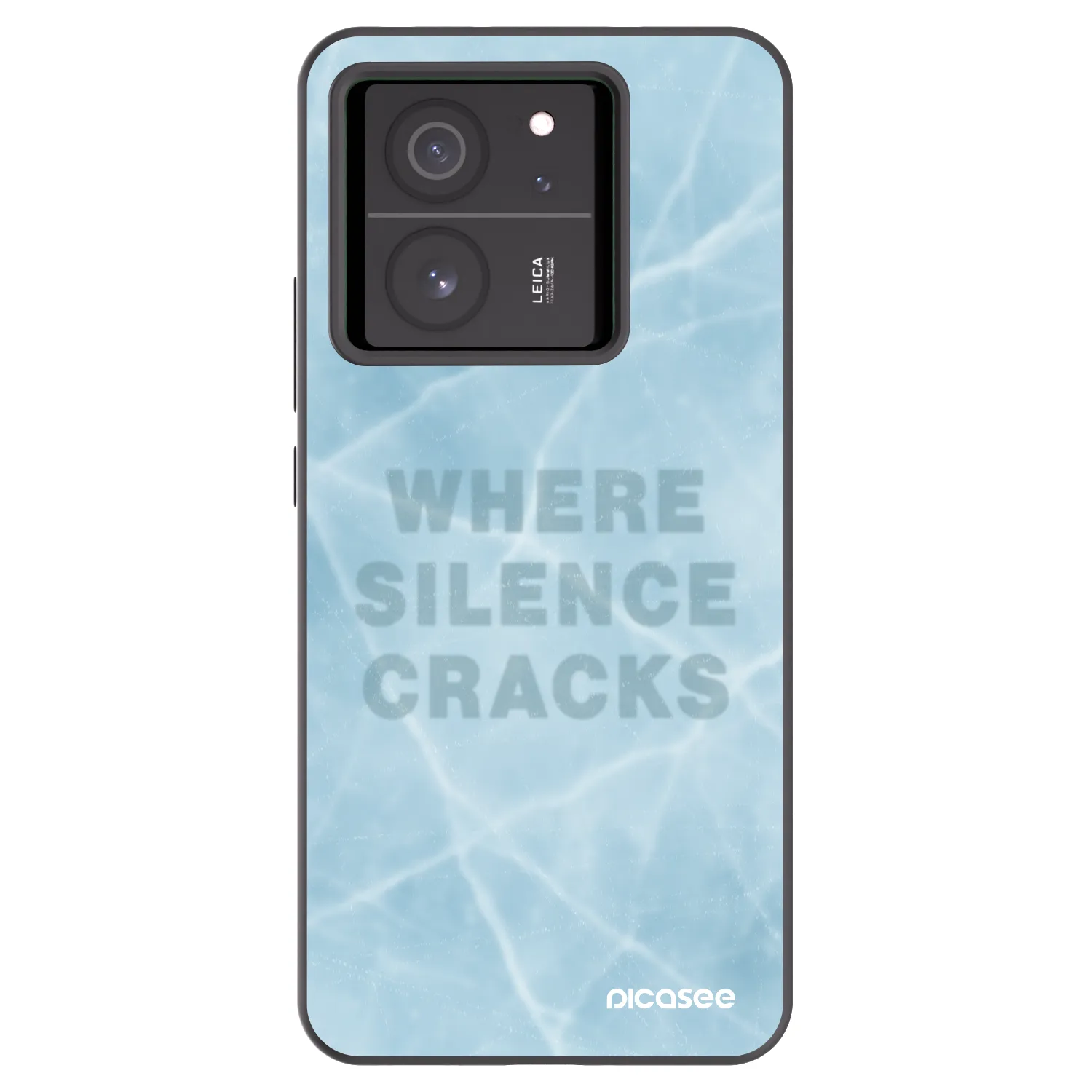 Picasee Μαύρη θήκη σιλικόνης για Xiaomi 13T Pro - SILENCE