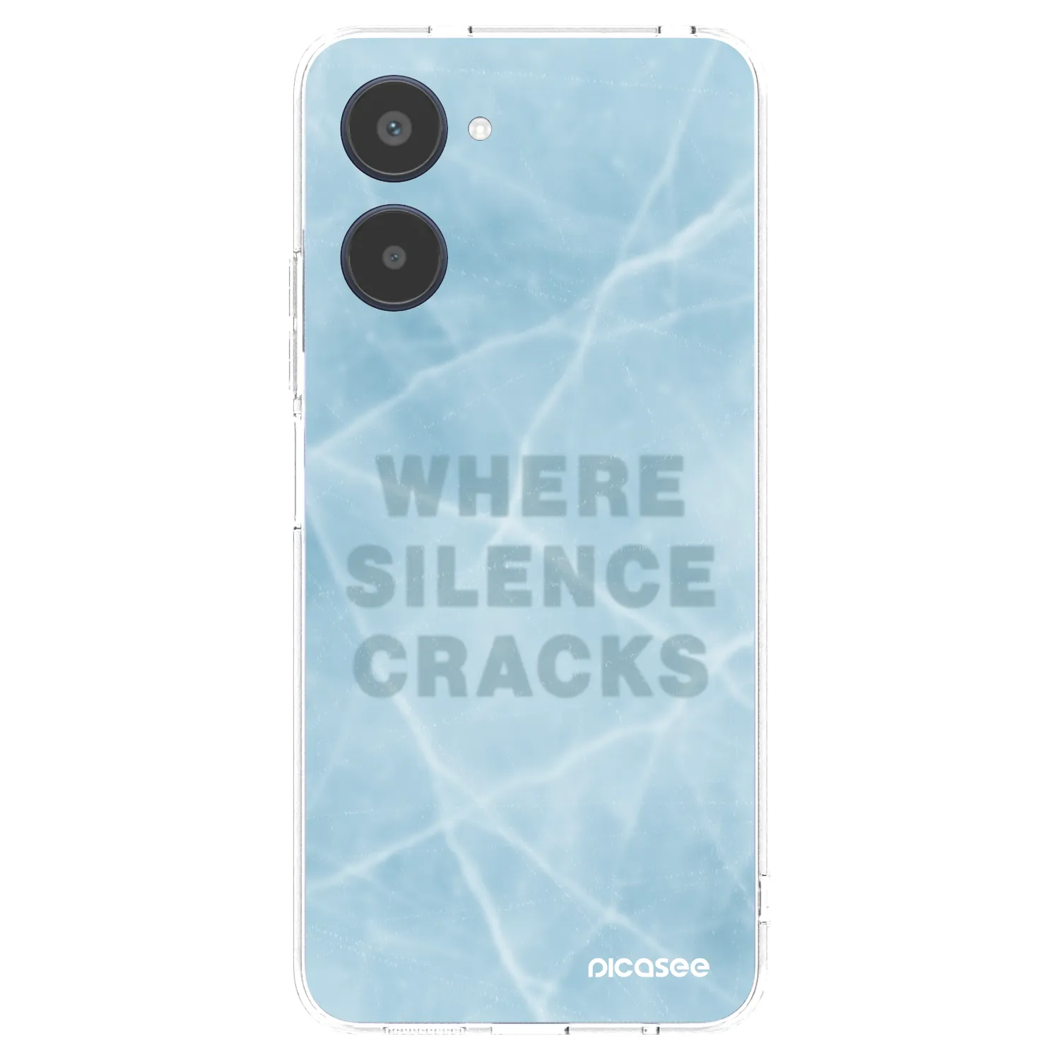 Picasee διαφανής θήκη σιλικόνης Realme 10 4G - SILENCE