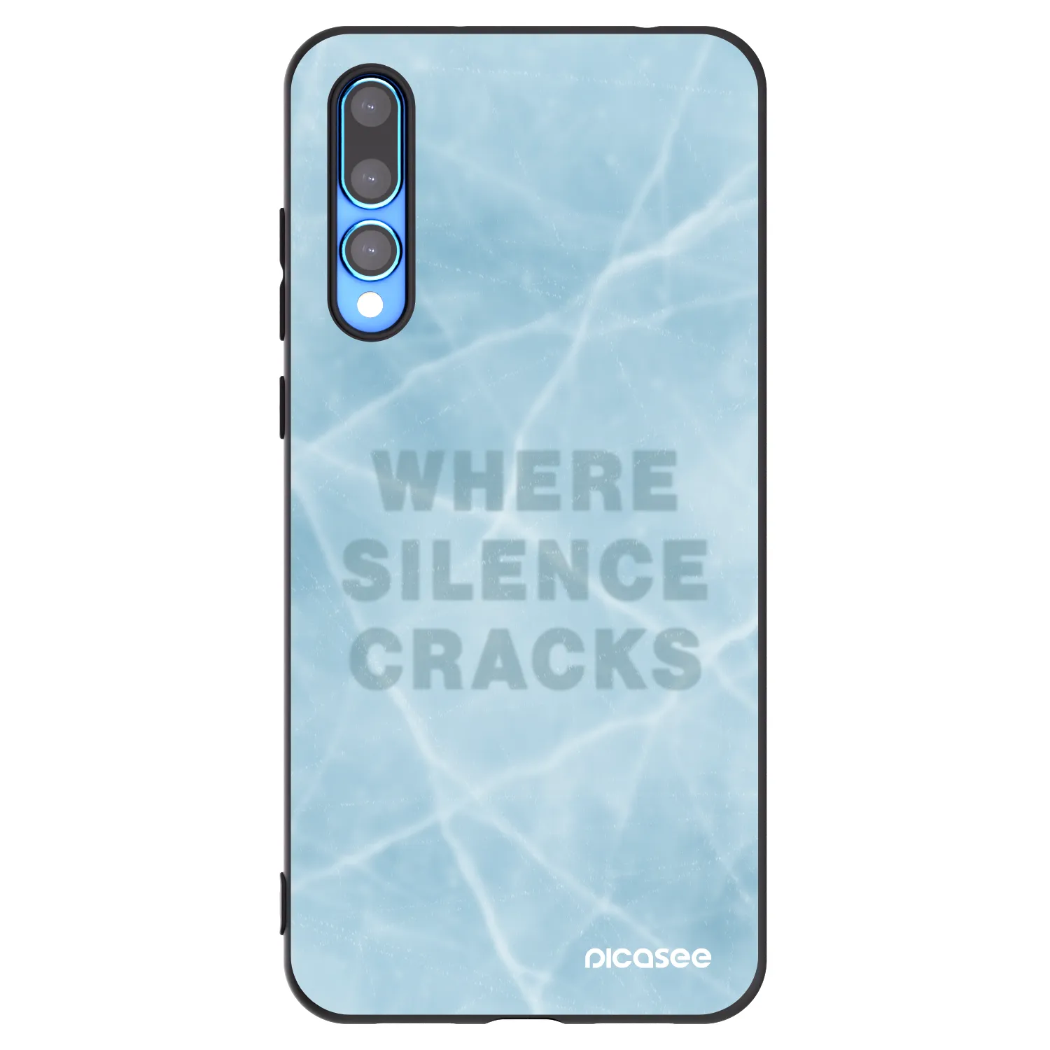Picasee Μαύρη θήκη σιλικόνης για Huawei P20 Pro - SILENCE