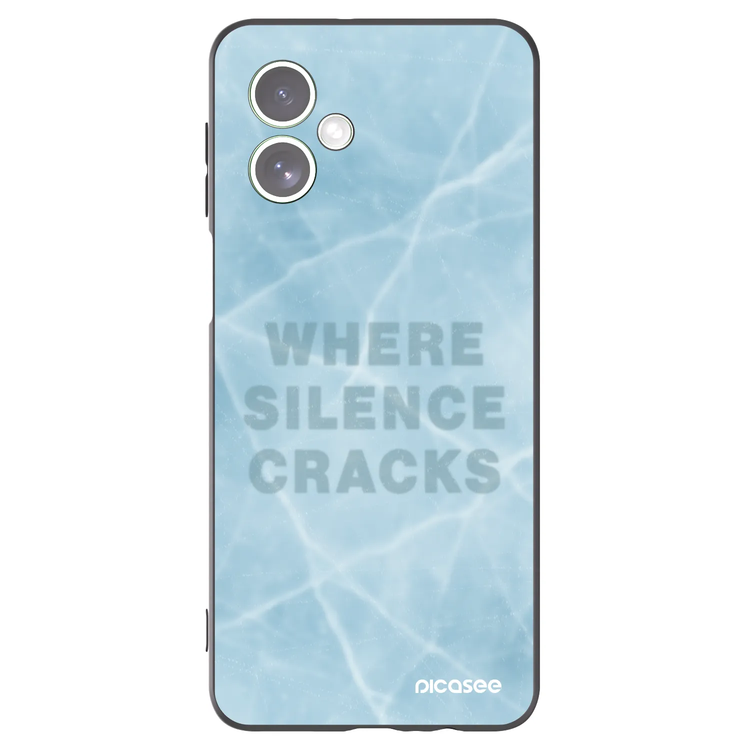 Picasee Μαύρη θήκη σιλικόνης για Motorola Moto G54 5G - SILENCE