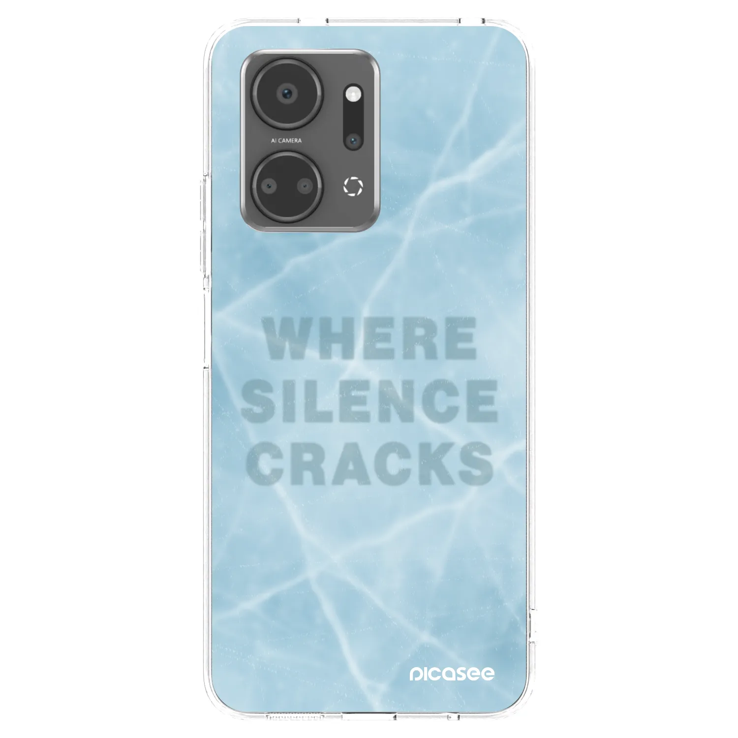 Picasee διαφανής θήκη σιλικόνης Honor X7a - SILENCE