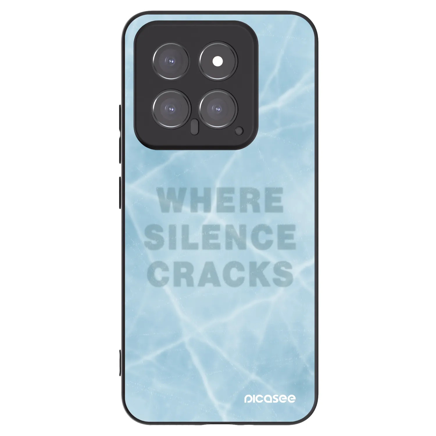 Picasee Μαύρη θήκη σιλικόνης για Xiaomi 14 - SILENCE