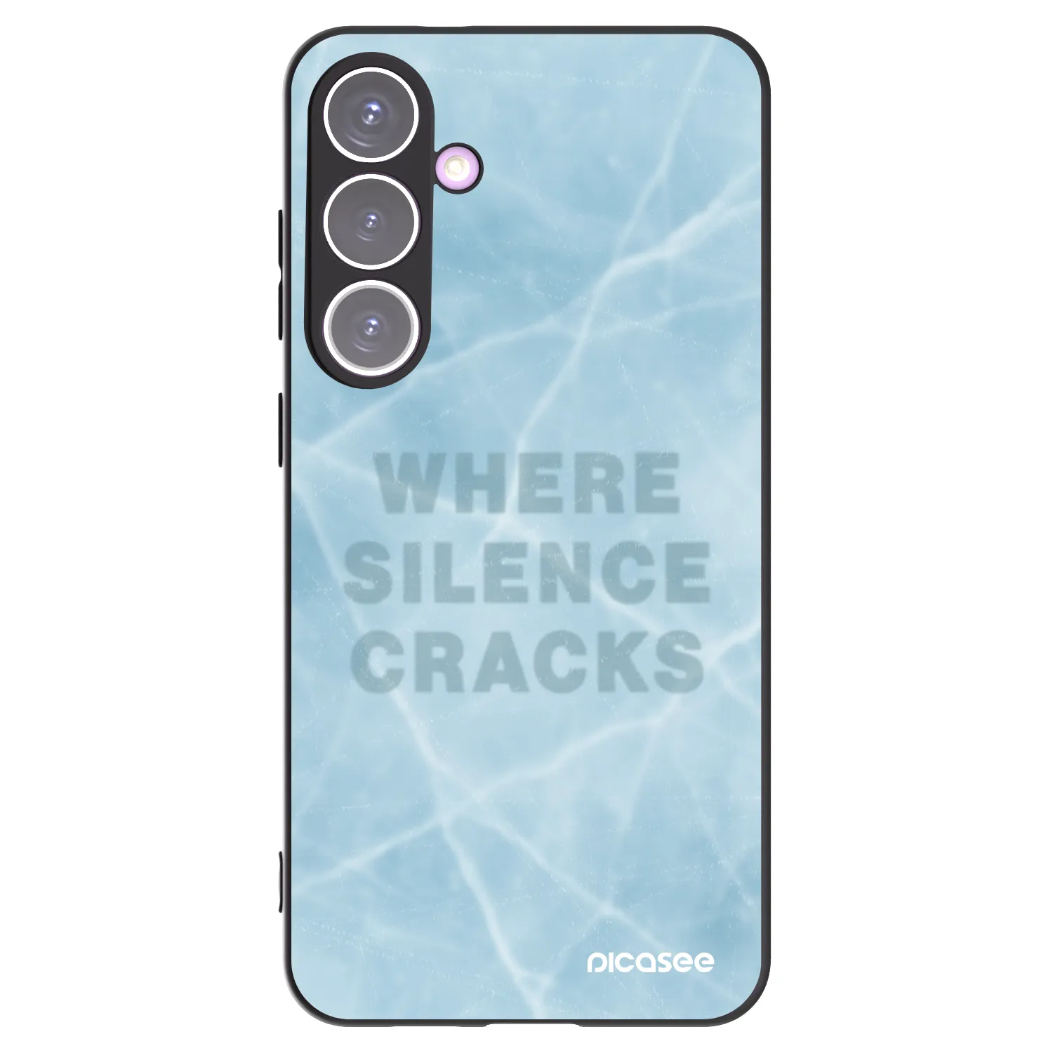 Picasee Μαύρη θήκη σιλικόνης για Samsung Galaxy S24+ S926B 5G - SILENCE