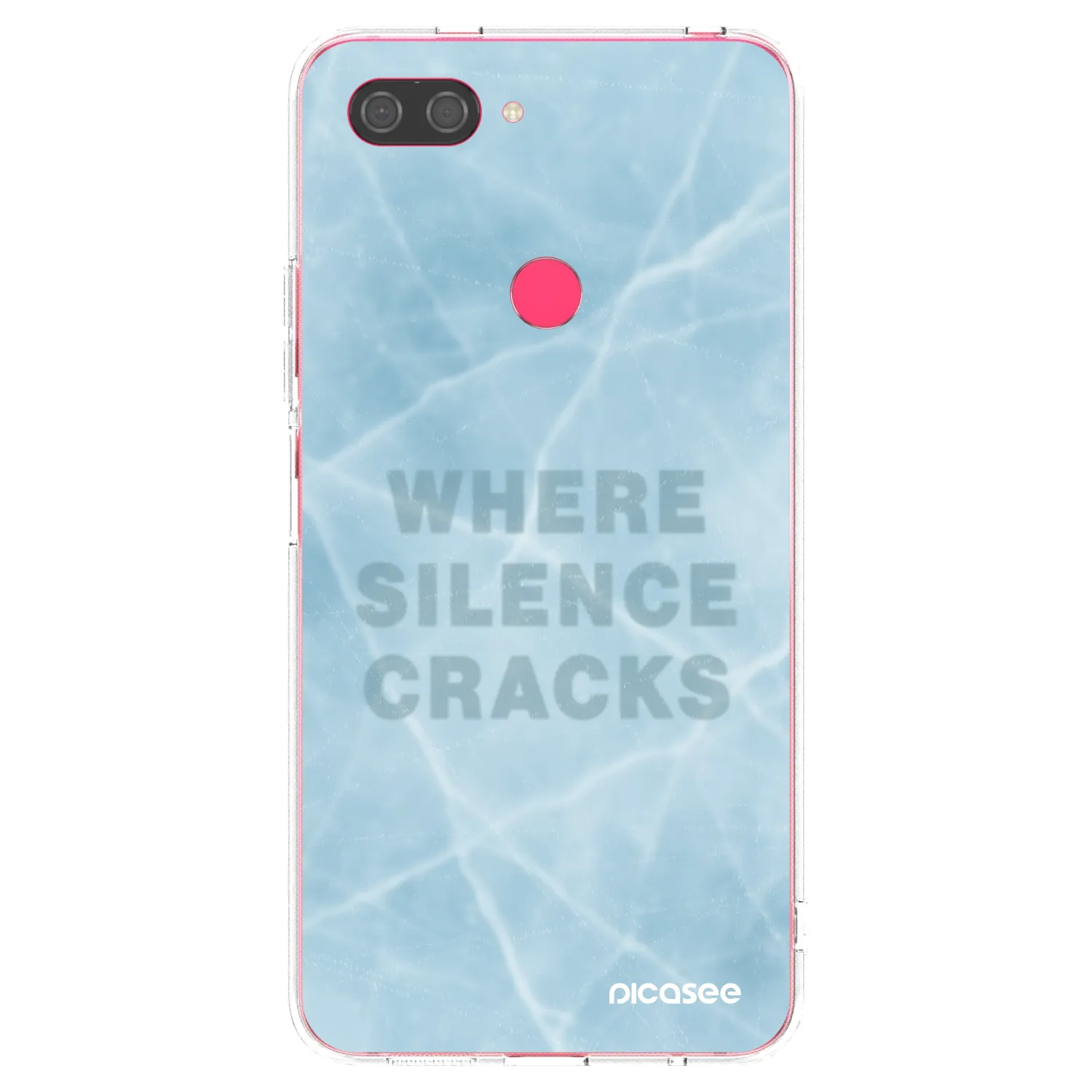 Picasee διαφανής θήκη σιλικόνης Xiaomi Mi 8 Lite - SILENCE