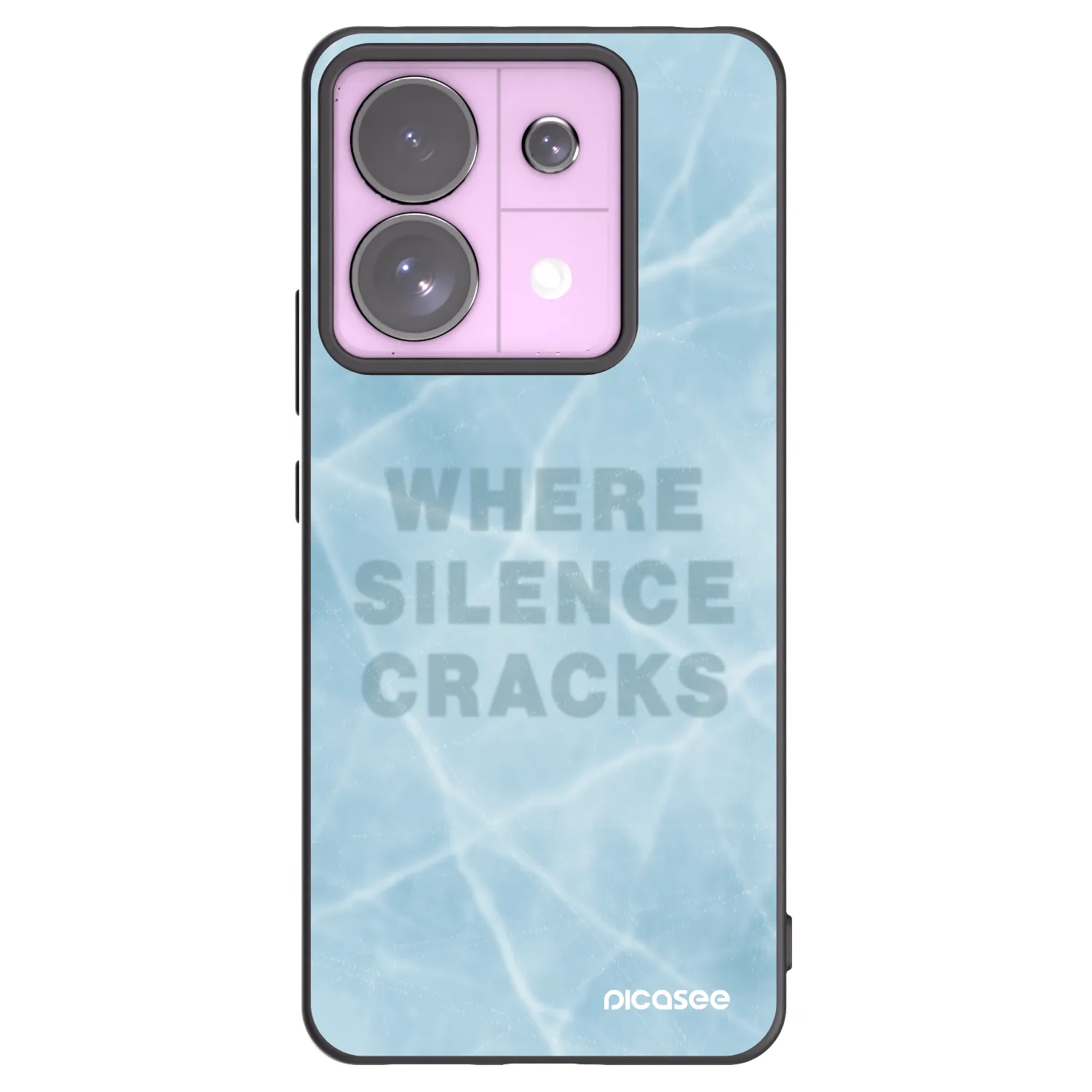 Picasee Μαύρη θήκη σιλικόνης για Xiaomi Redmi Note 13 Pro 5G - SILENCE