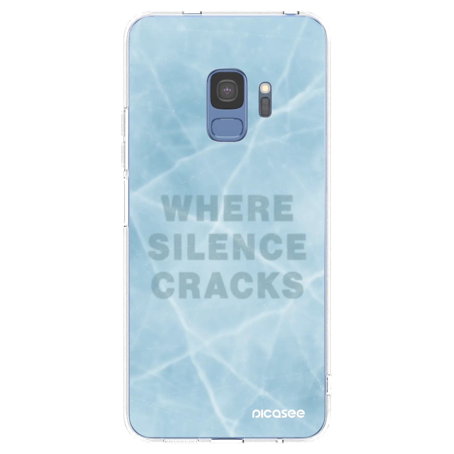 Picasee διαφανής θήκη σιλικόνης Samsung Galaxy S9 G960F - SILENCE