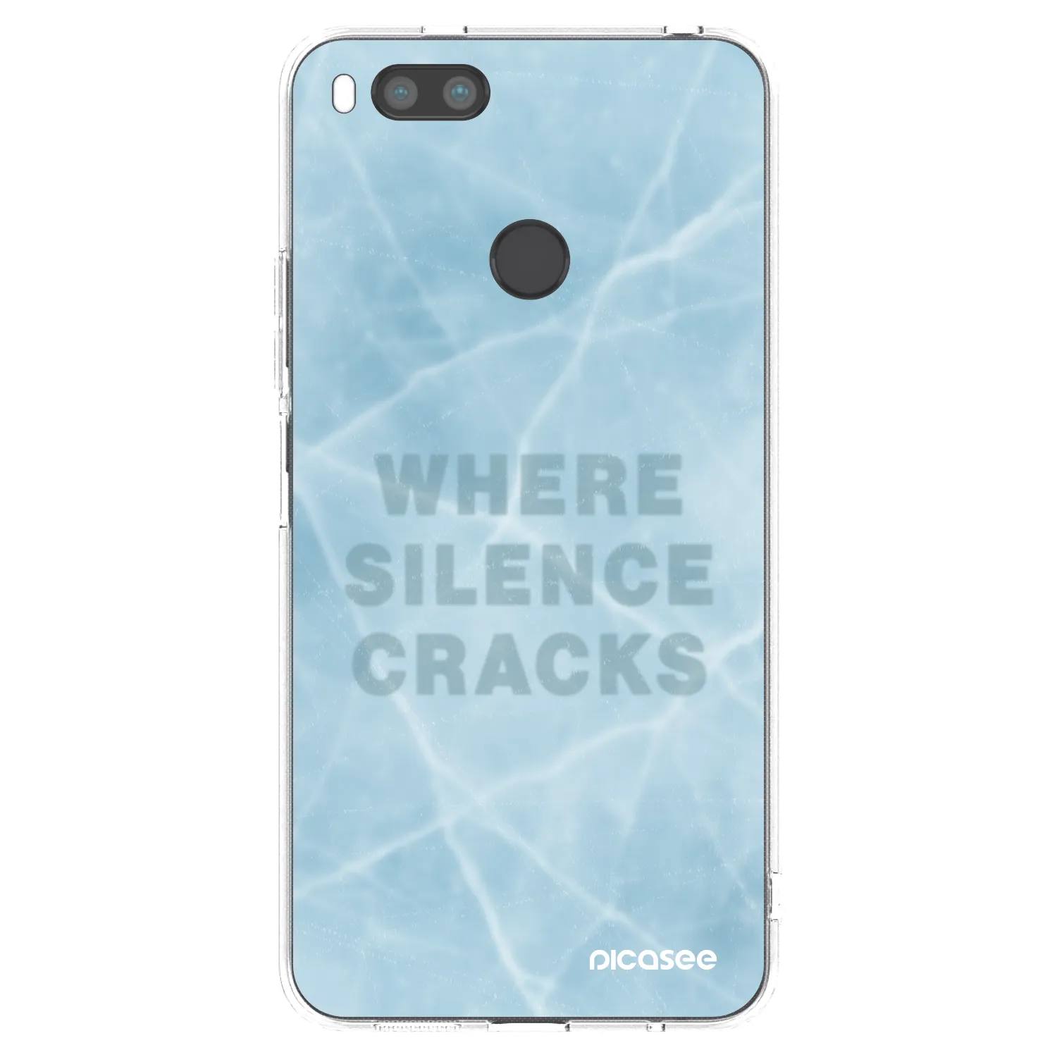 Picasee διαφανής θήκη σιλικόνης Xiaomi Mi A1 Global - SILENCE