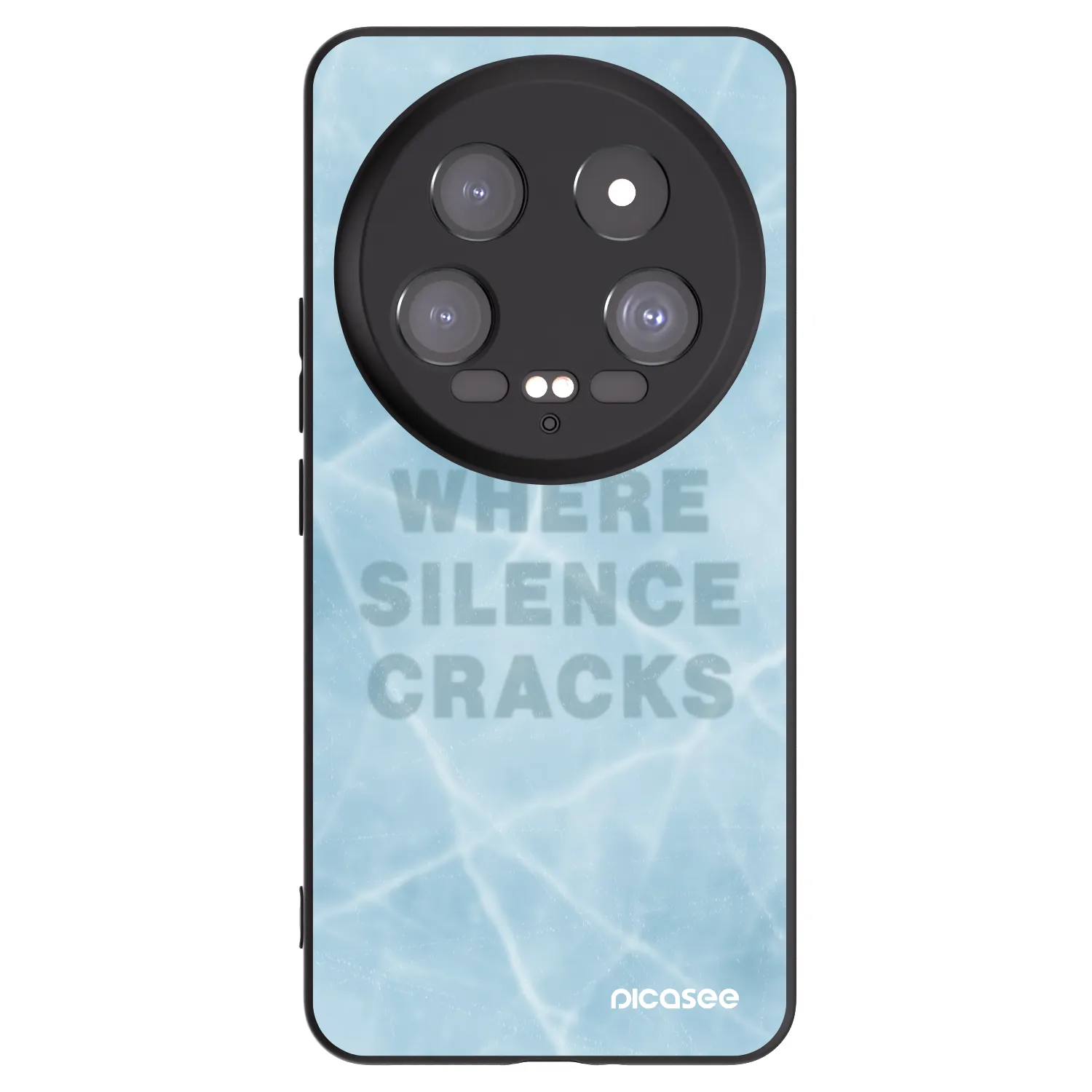 Picasee Μαύρη θήκη σιλικόνης για Xiaomi 14 Ultra - SILENCE