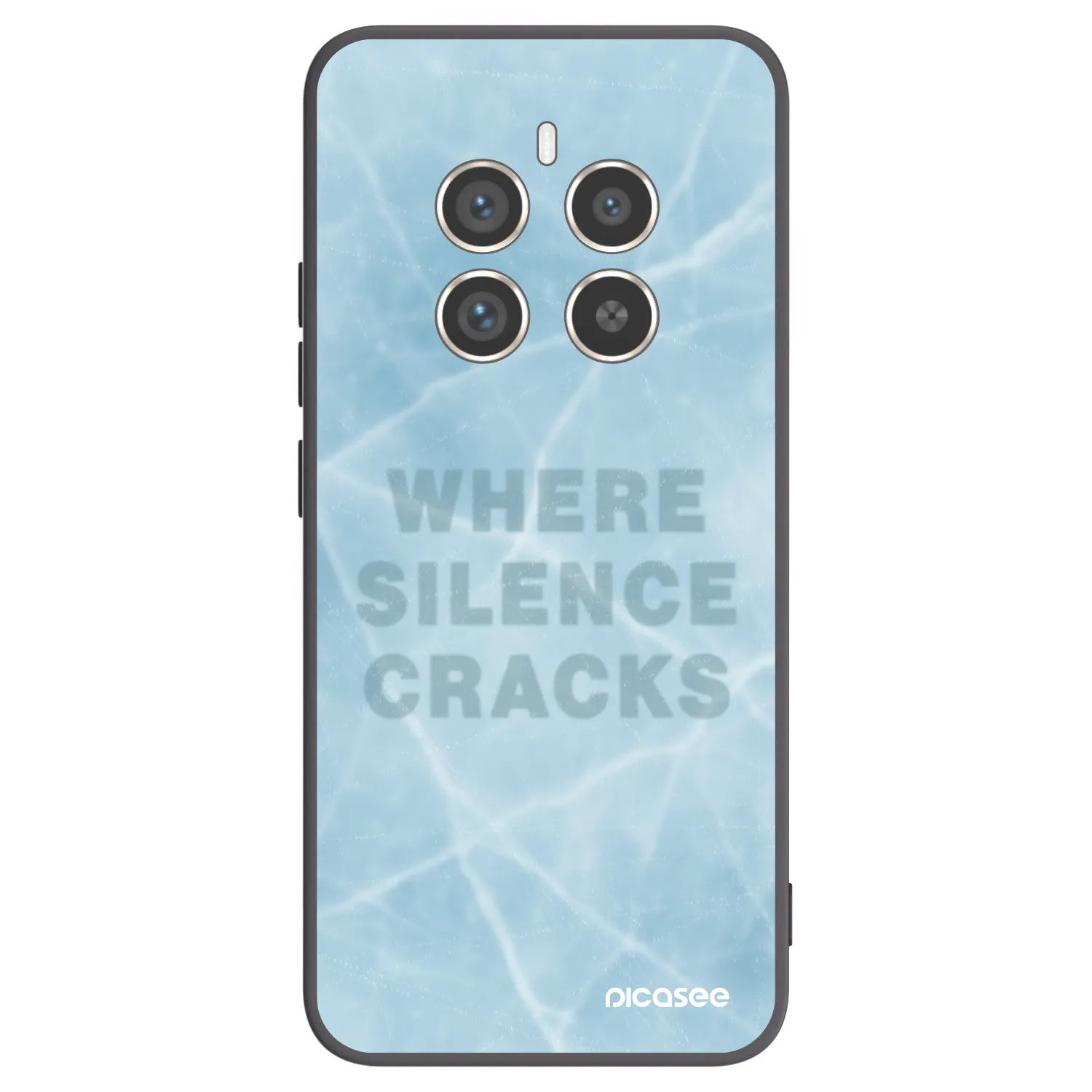 Picasee Μαύρη θήκη σιλικόνης για Realme 12 Pro 5G - SILENCE