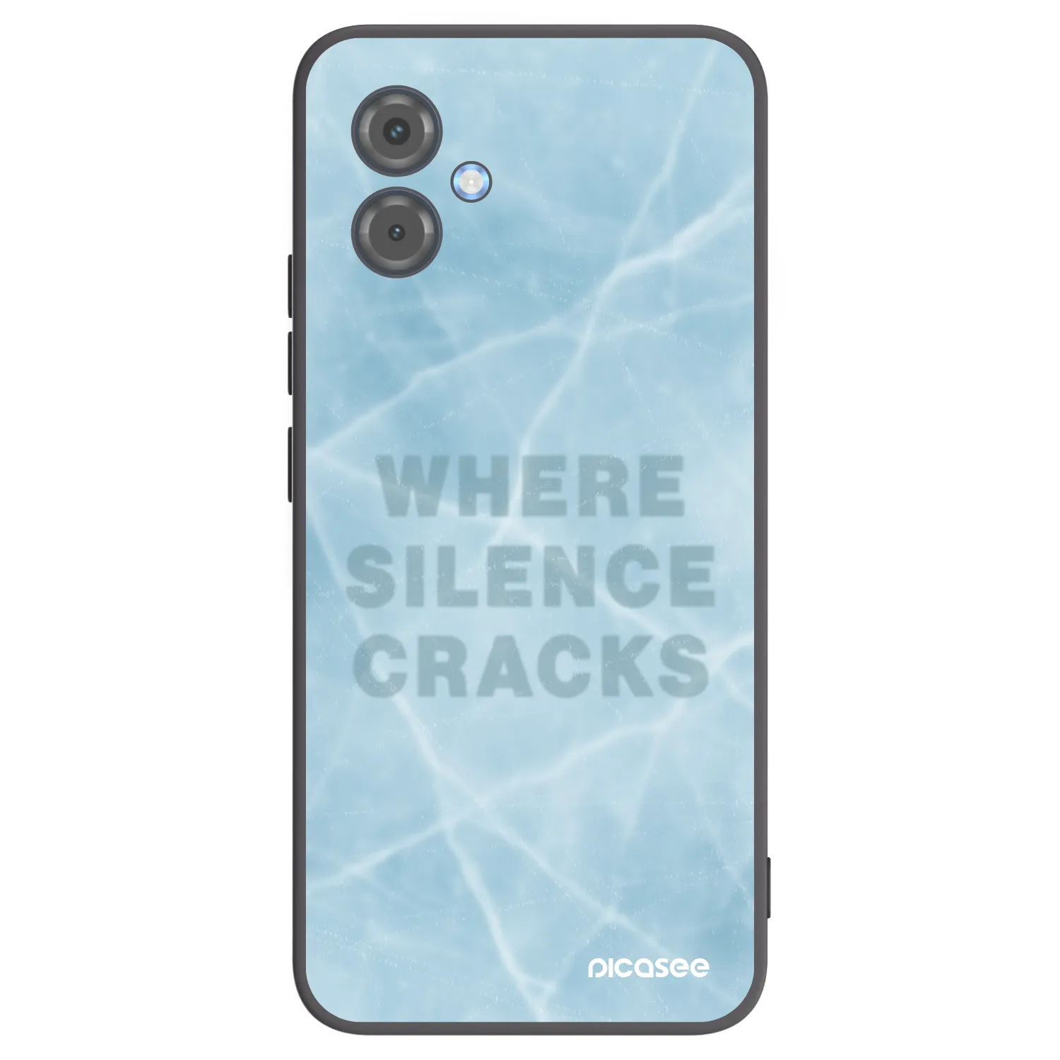 Picasee Μαύρη θήκη σιλικόνης για Motorola Moto G14 - SILENCE