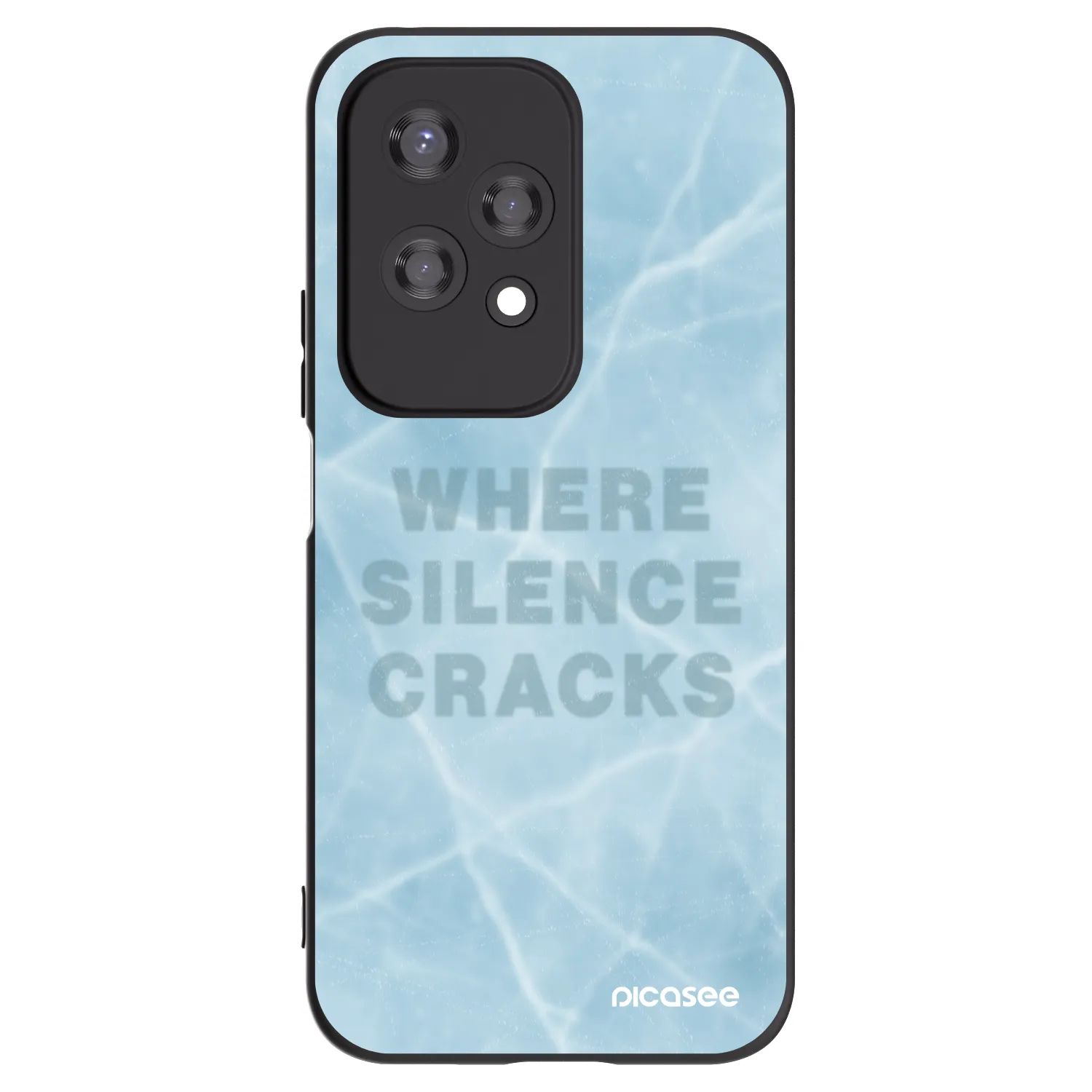 Picasee Μαύρη θήκη σιλικόνης για Honor 200 Lite - SILENCE
