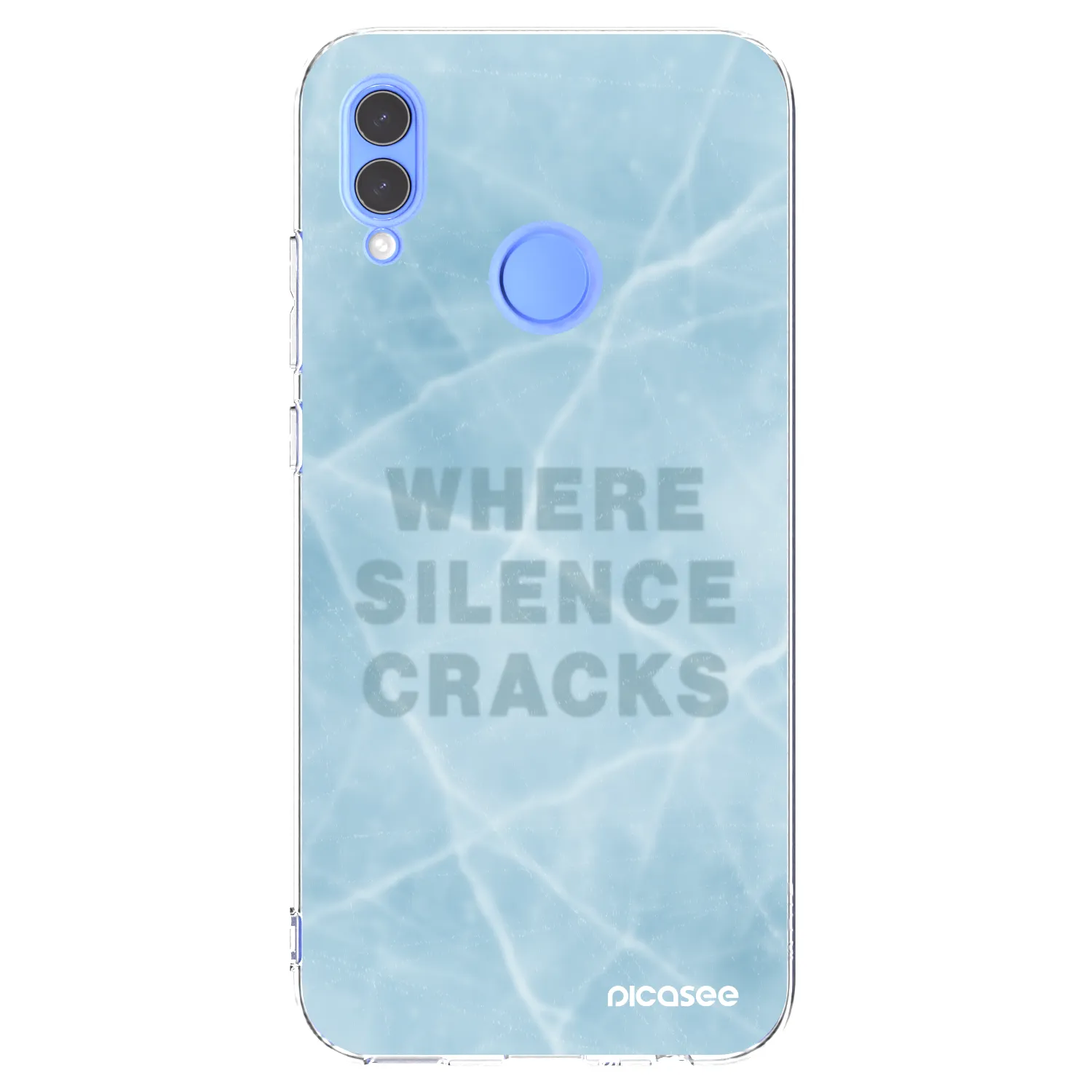 Picasee διαφανής θήκη σιλικόνης Honor 10 Lite - SILENCE