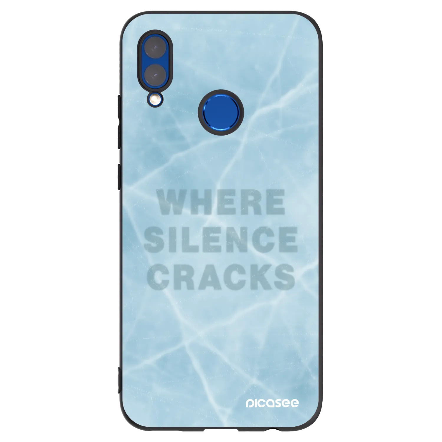 Picasee Μαύρη θήκη σιλικόνης για Honor 10 Lite - SILENCE