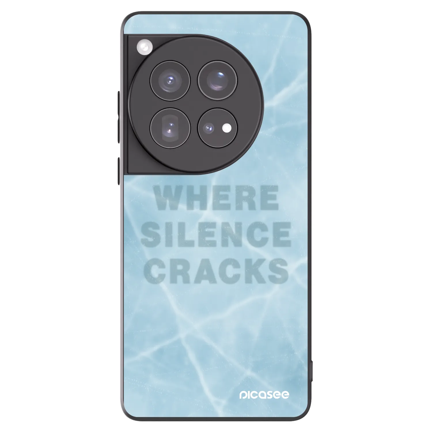 Picasee Μαύρη θήκη σιλικόνης για OnePlus 12 5G - SILENCE