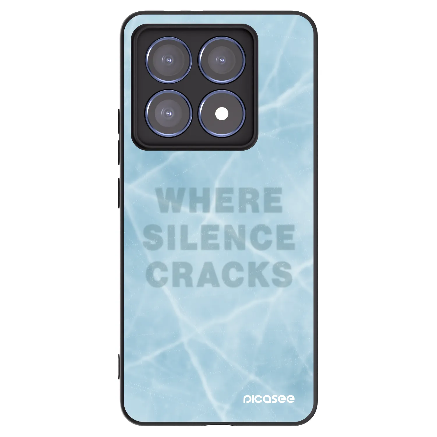 Picasee Μαύρη θήκη σιλικόνης για Xiaomi 14T Pro - SILENCE