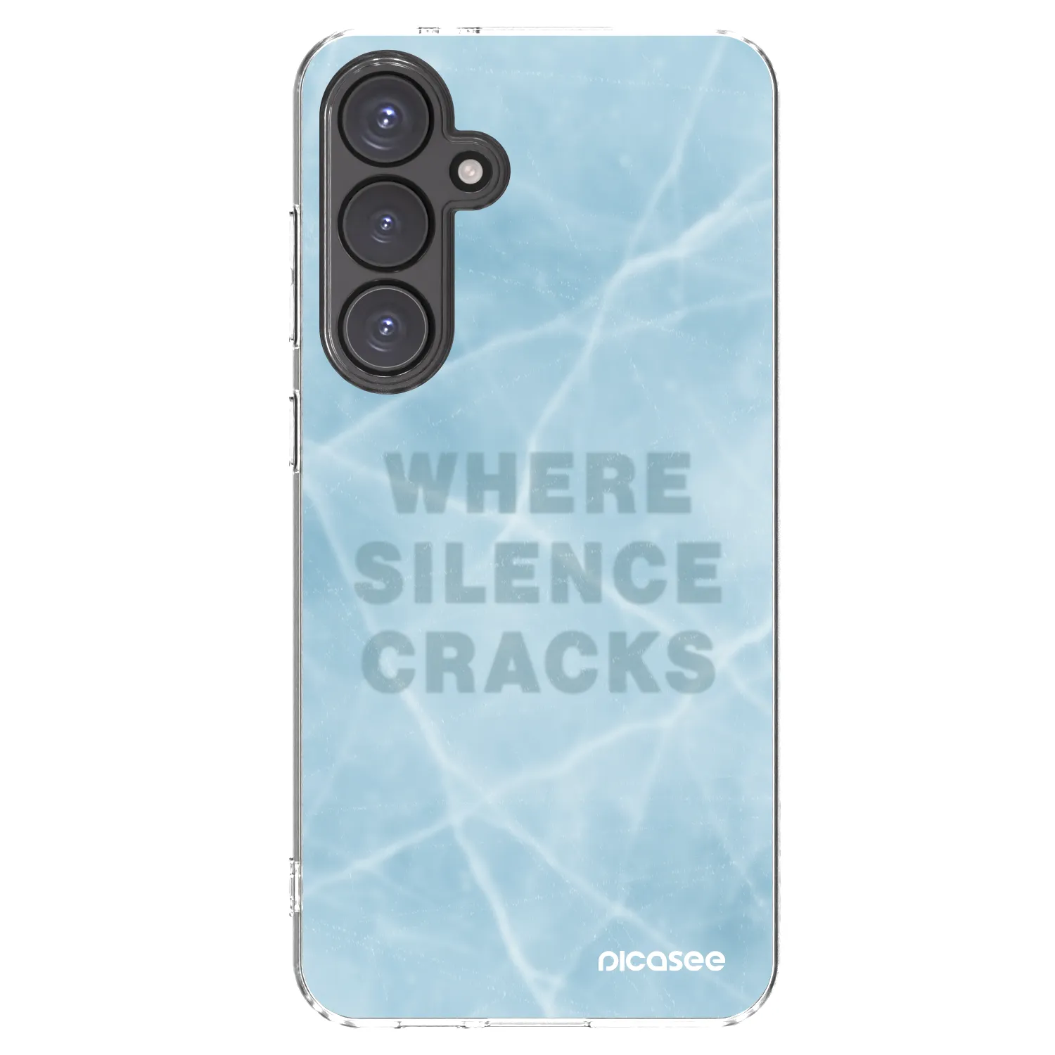 Picasee διαφανής θήκη σιλικόνης Samsung Galaxy S24 FE S721B - SILENCE