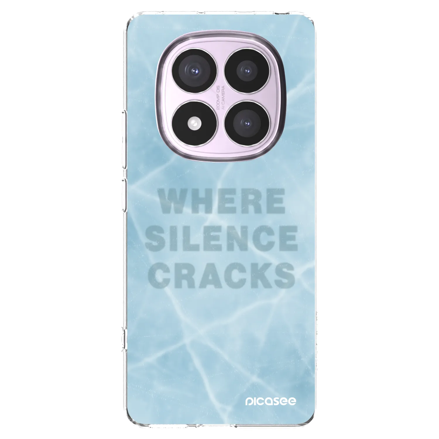 Picasee διαφανής θήκη σιλικόνης Xiaomi Redmi Note 14 Pro 5G - SILENCE