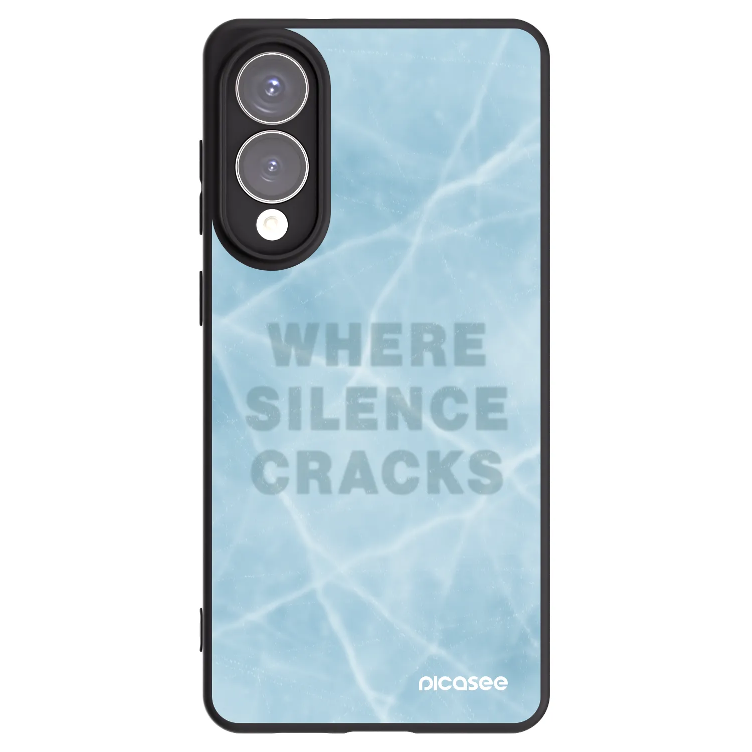 Picasee Μαύρη θήκη σιλικόνης για Samsung Galaxy S25 Edge 5G - SILENCE